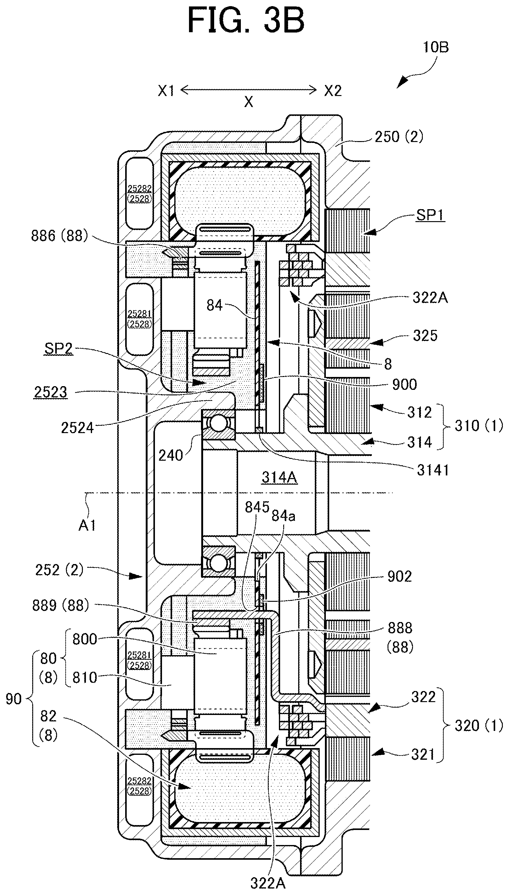 Patent US12556062 Figure 4 – Vehicle drive device