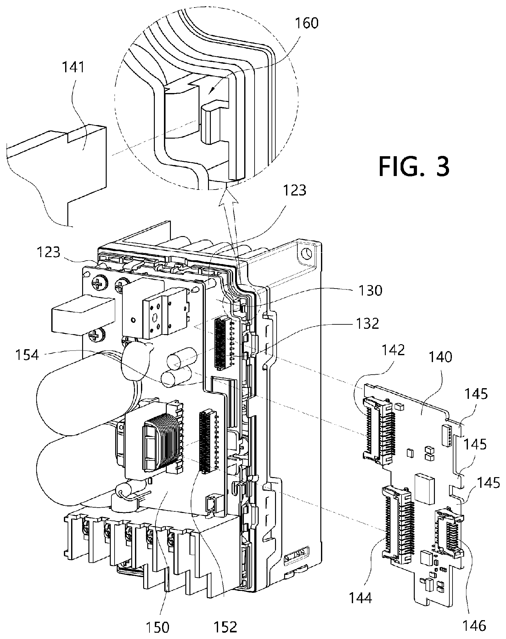 Patent US12556070 Figure 3 – Electric motor drive device