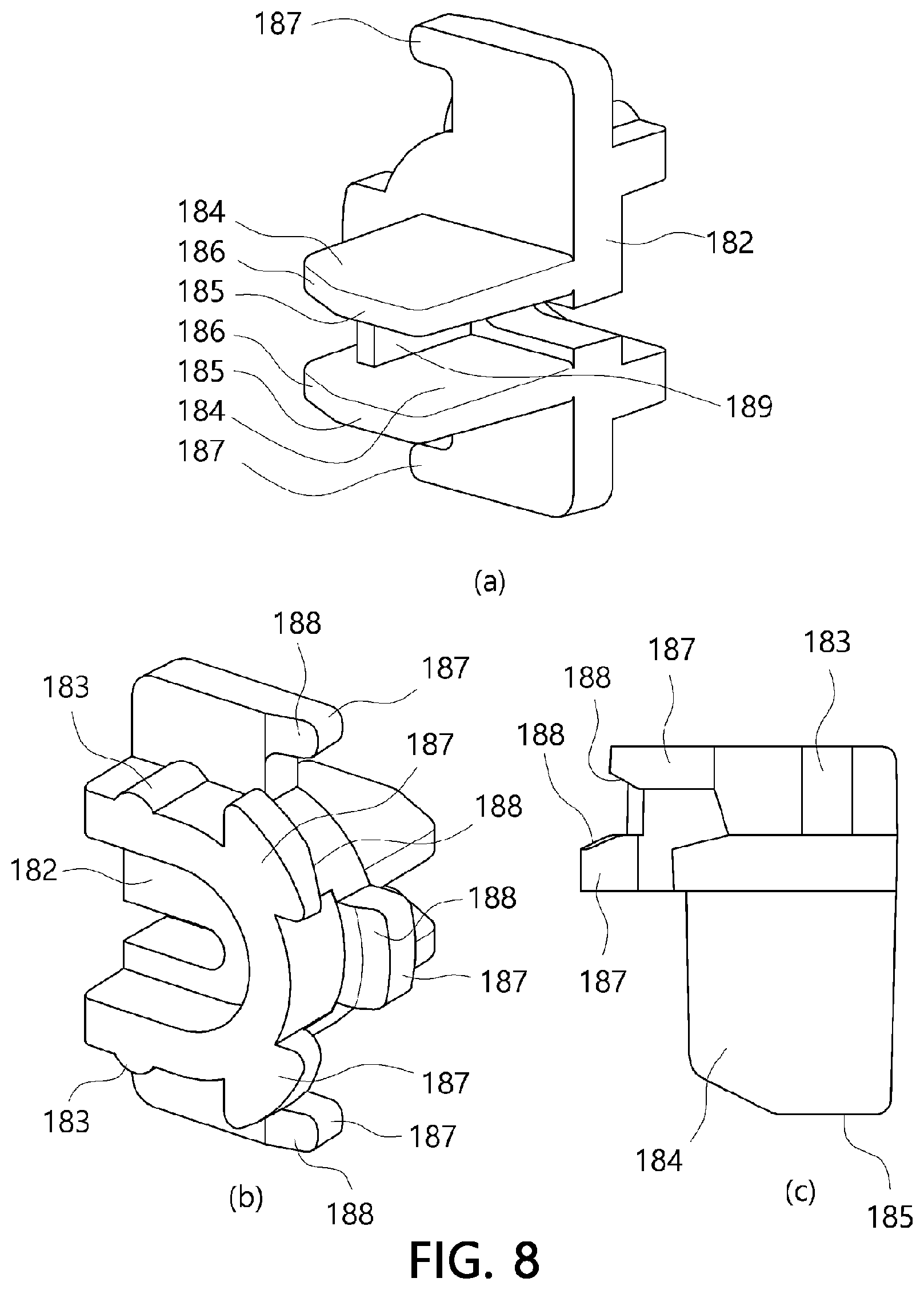 Patent US12556070 Figure 8 – Electric motor drive device