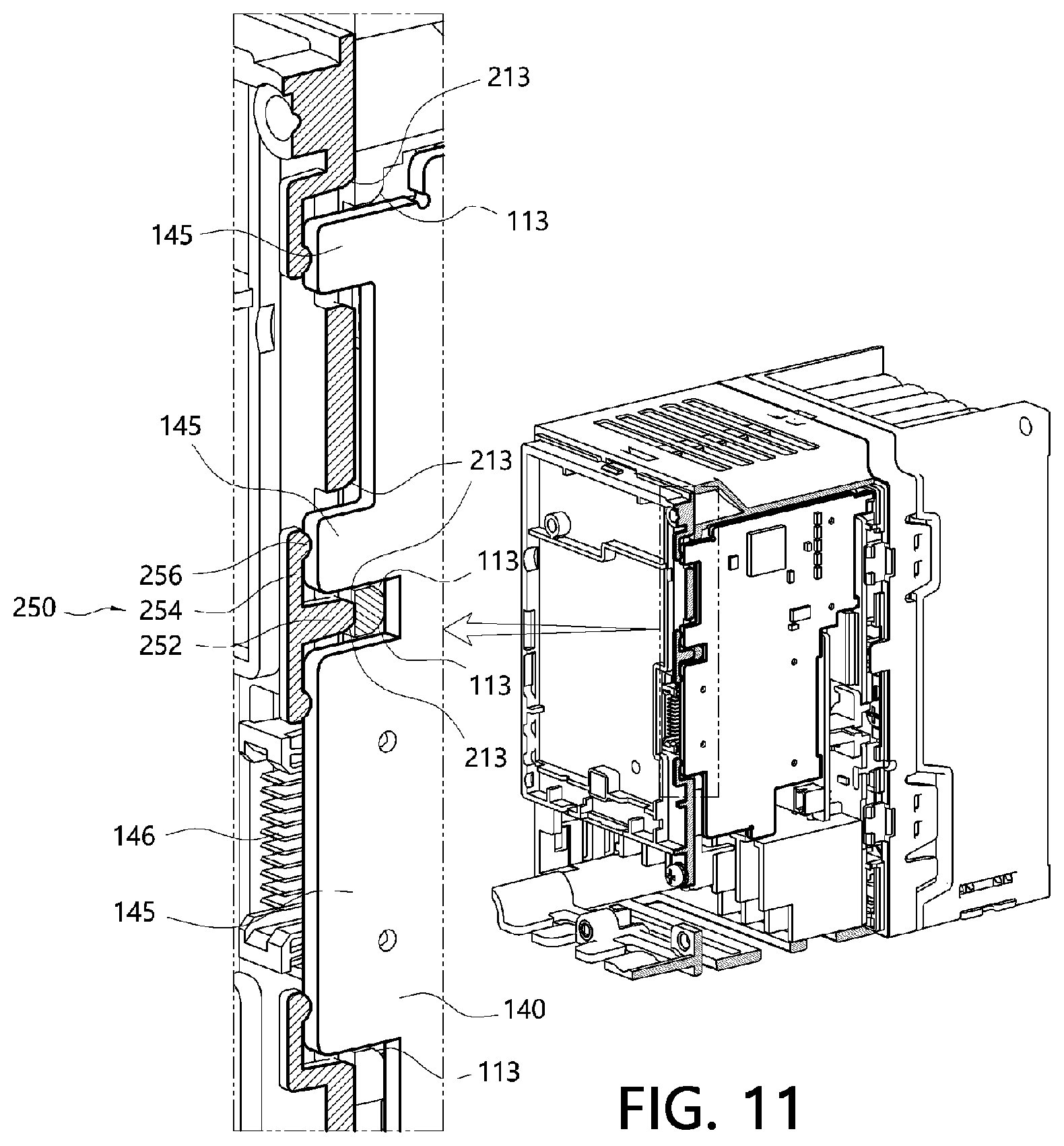 Patent US12556070 Figure 11 – Electric motor drive device