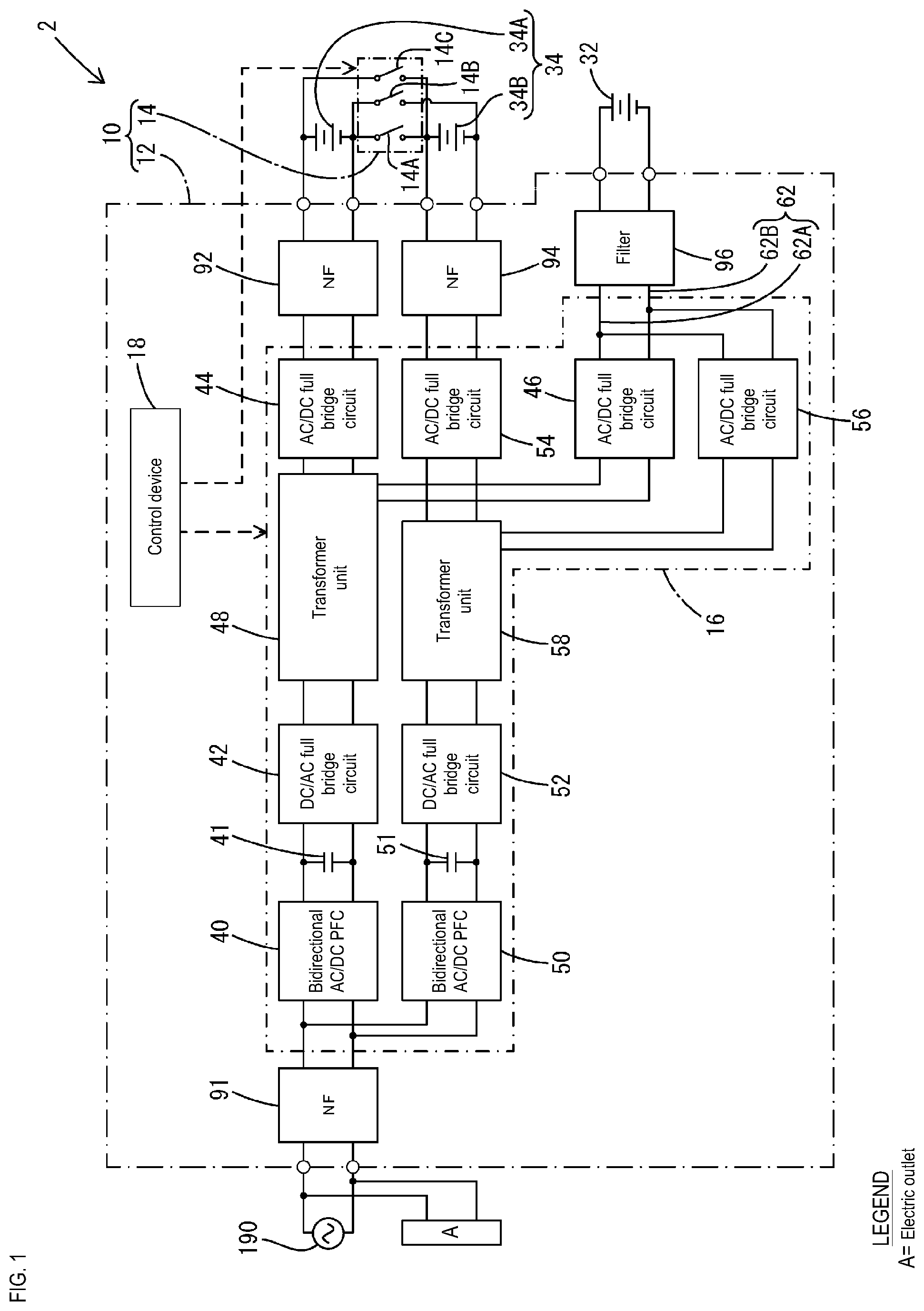 Patent US12556103 Figure 1 – Conversion device