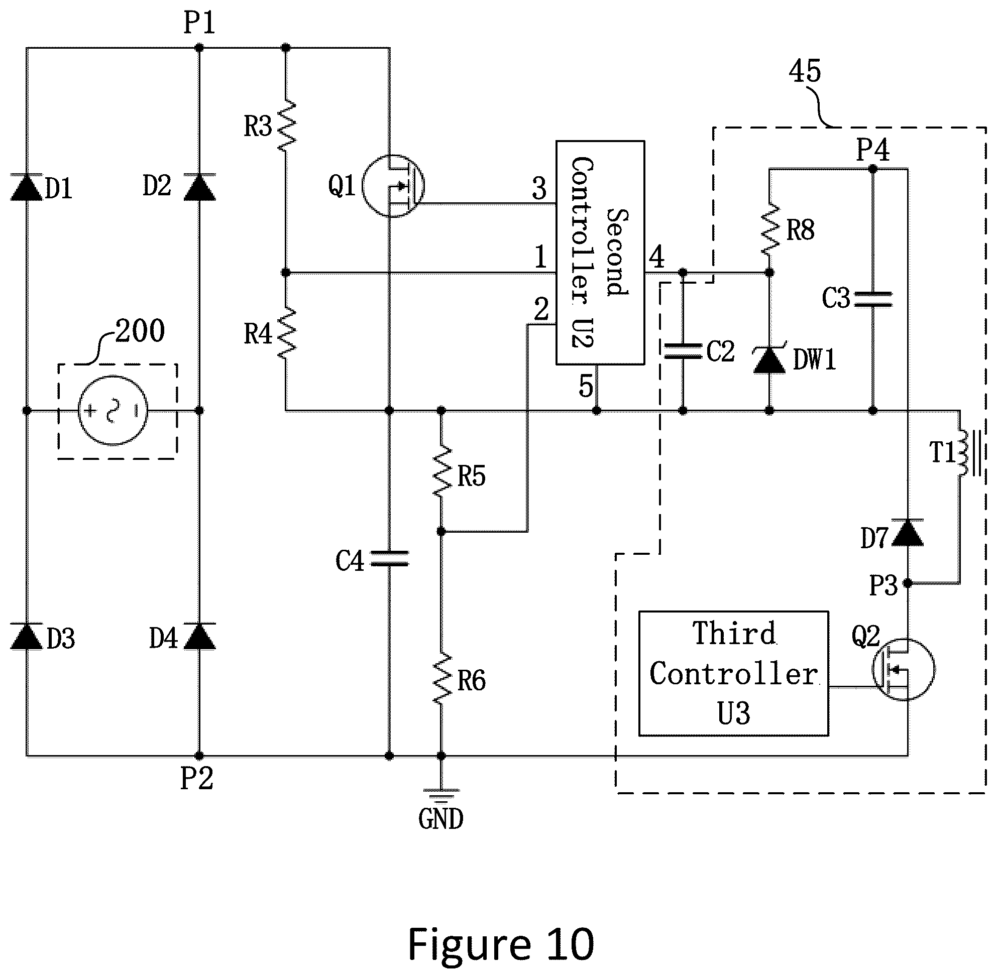 Patent US12556108 Figure 10 – Power supply circuit, power supply method and electronic device