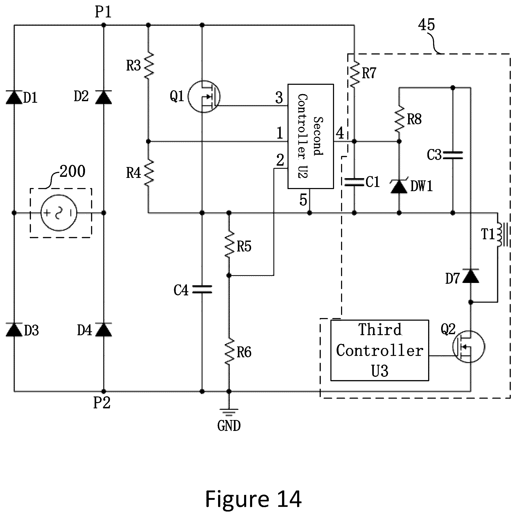 Patent US12556108 Figure 14 – Power supply circuit, power supply method and electronic device
