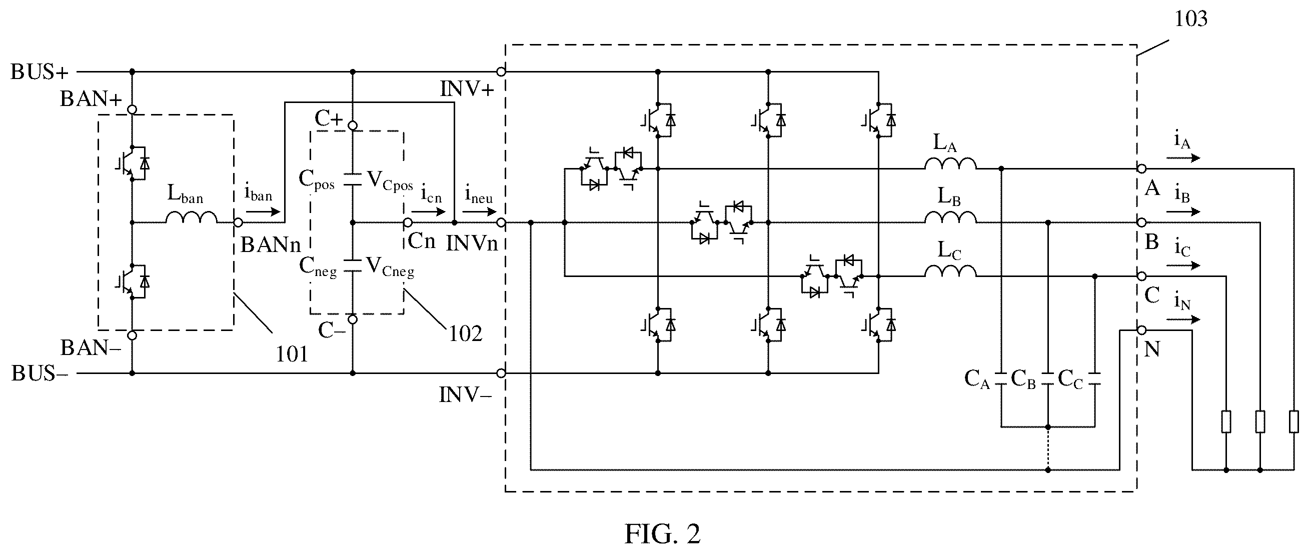 Patent US12556110 Figure 2 – Inverter and inverter control method