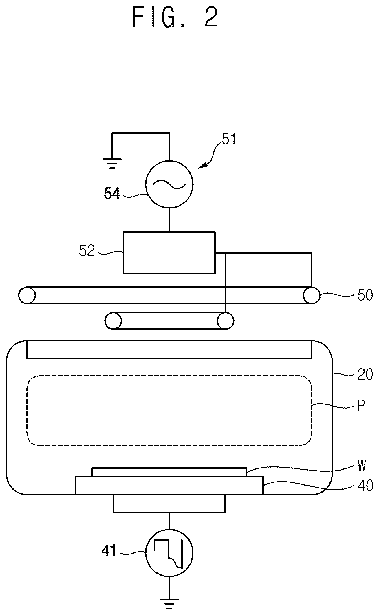 Patent US12556111 Figure 2 – Power generator with partial sinusoidal waveform, plasma processing apparatus including the same and method of manufacturing semiconductor device using the same