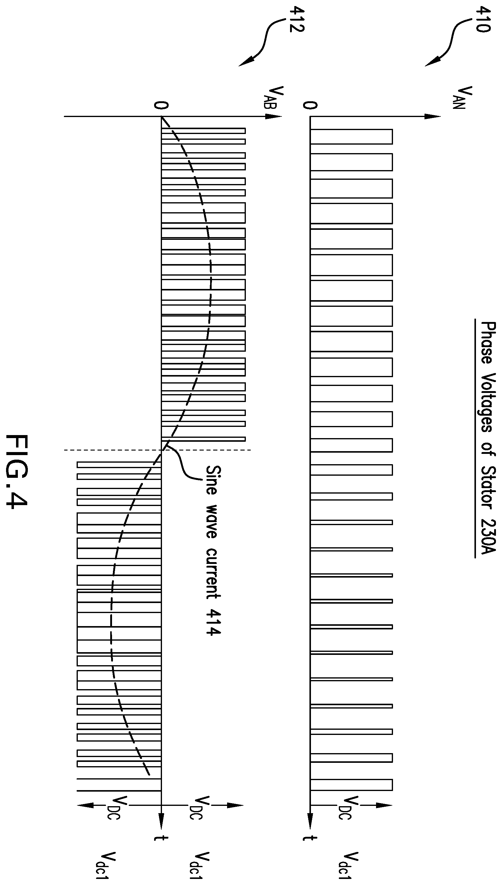 Patent US12556119 Figure 5 – Circuit for controlling peak brush excitation voltage