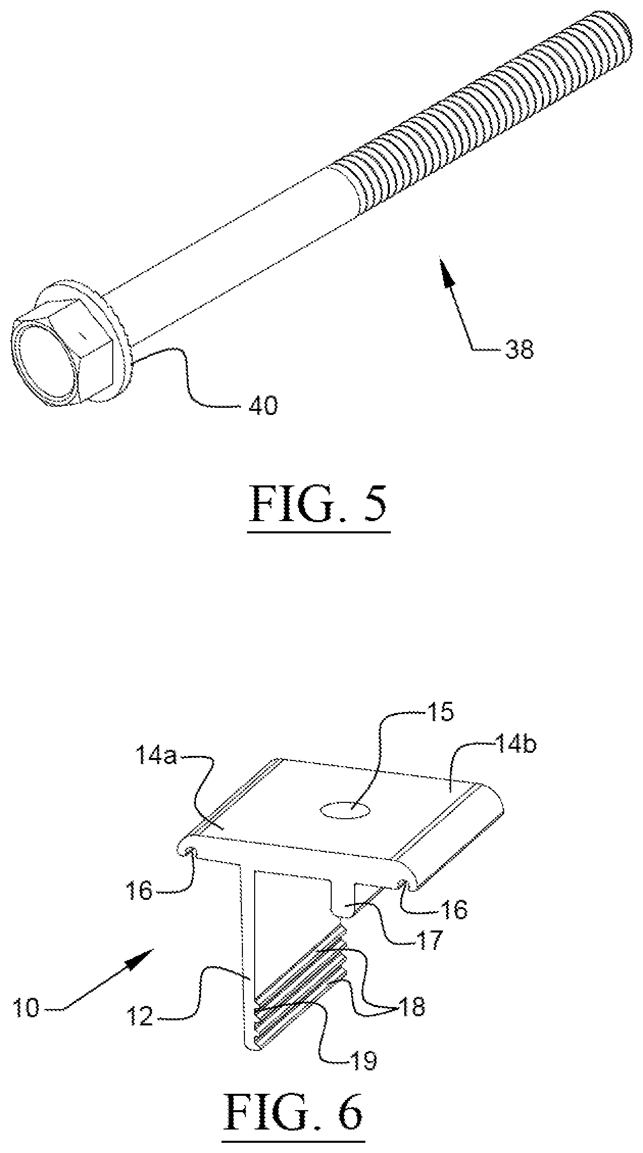 Patent US12556128 Figure 3 – Universal sloped roof solar panel mounting system