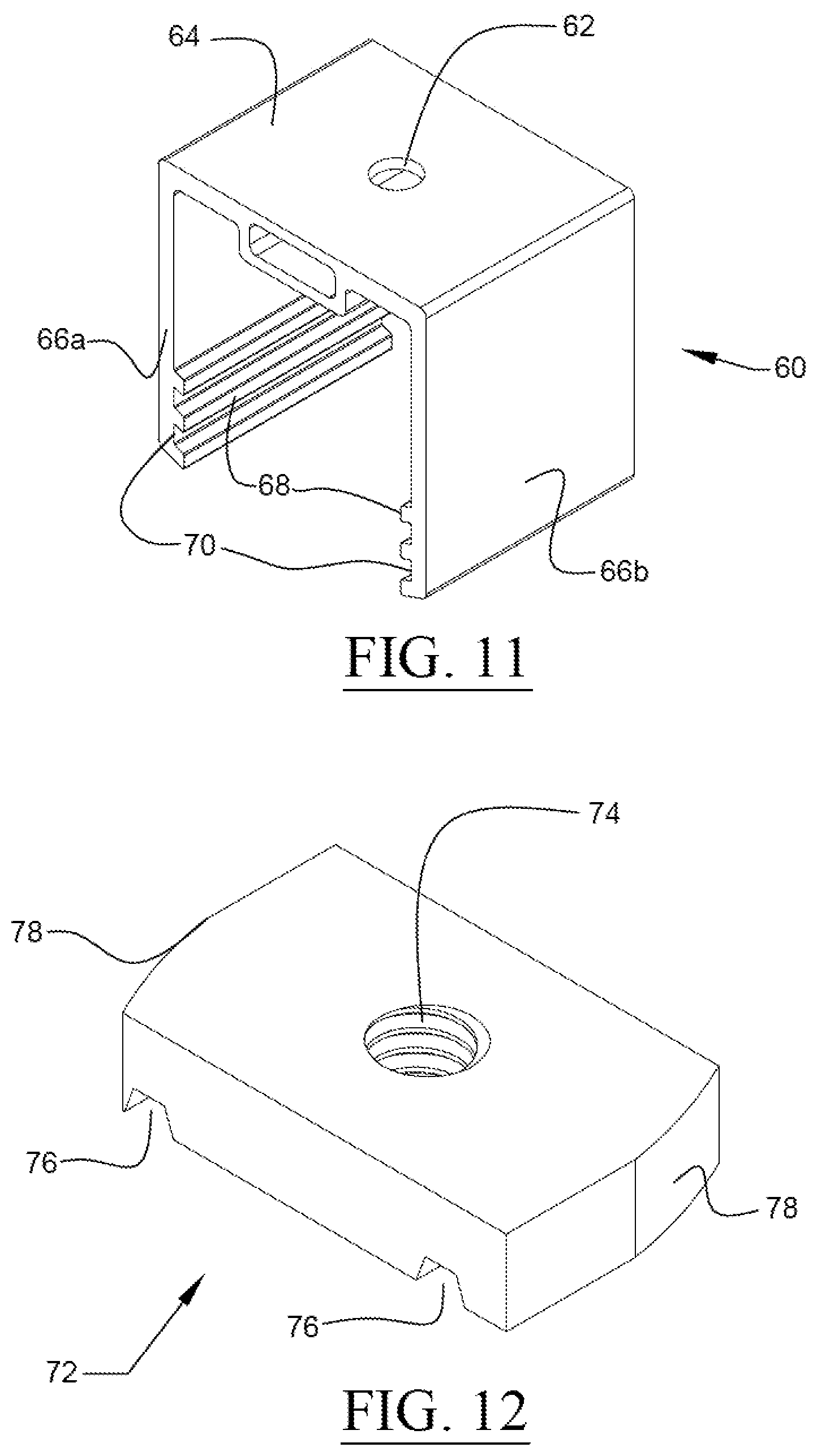 Patent US12556128 Figure 6 – Universal sloped roof solar panel mounting system