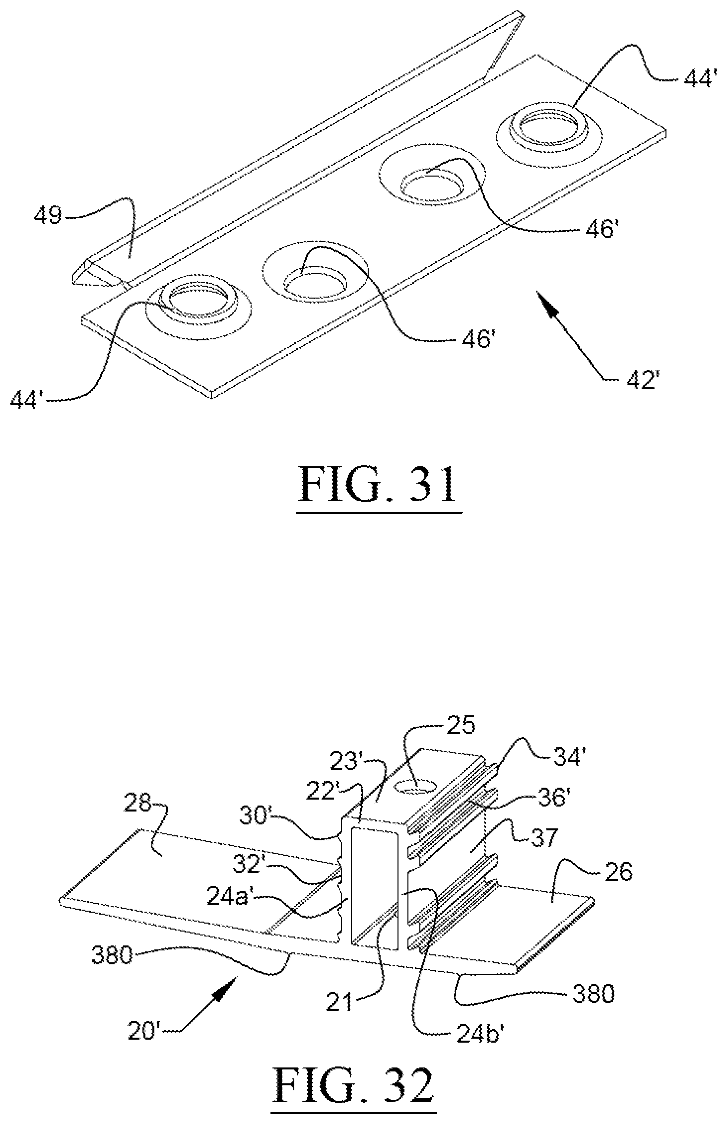 Patent US12556128 Figure 17 – Universal sloped roof solar panel mounting system