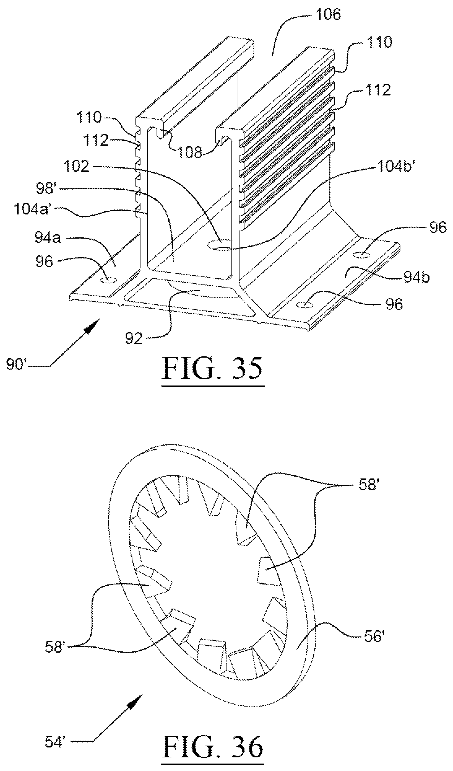 Patent US12556128 Figure 19 – Universal sloped roof solar panel mounting system