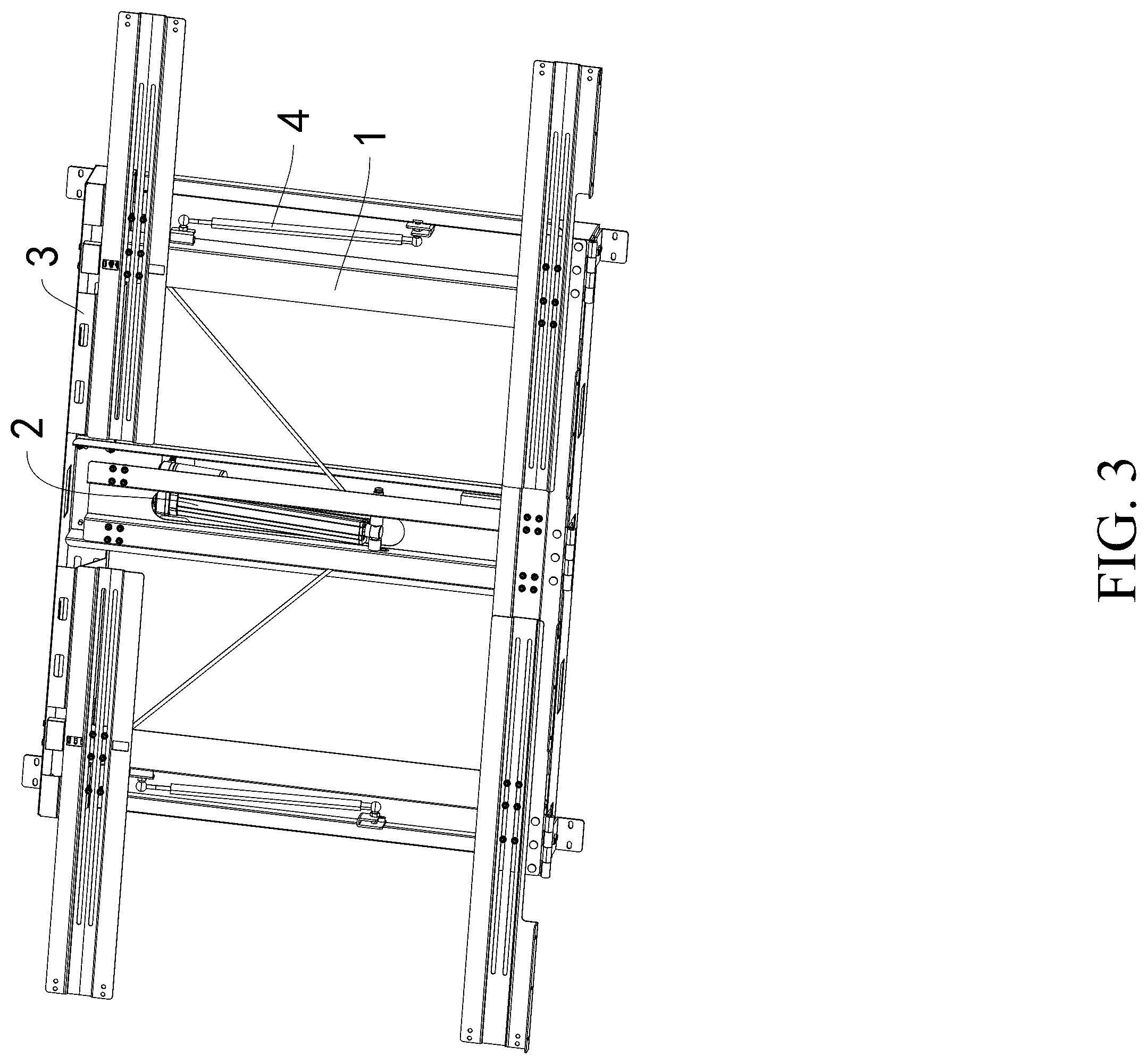 Patent US12556129 Figure 3 – Electric lifting photovoltaic panel power generation device