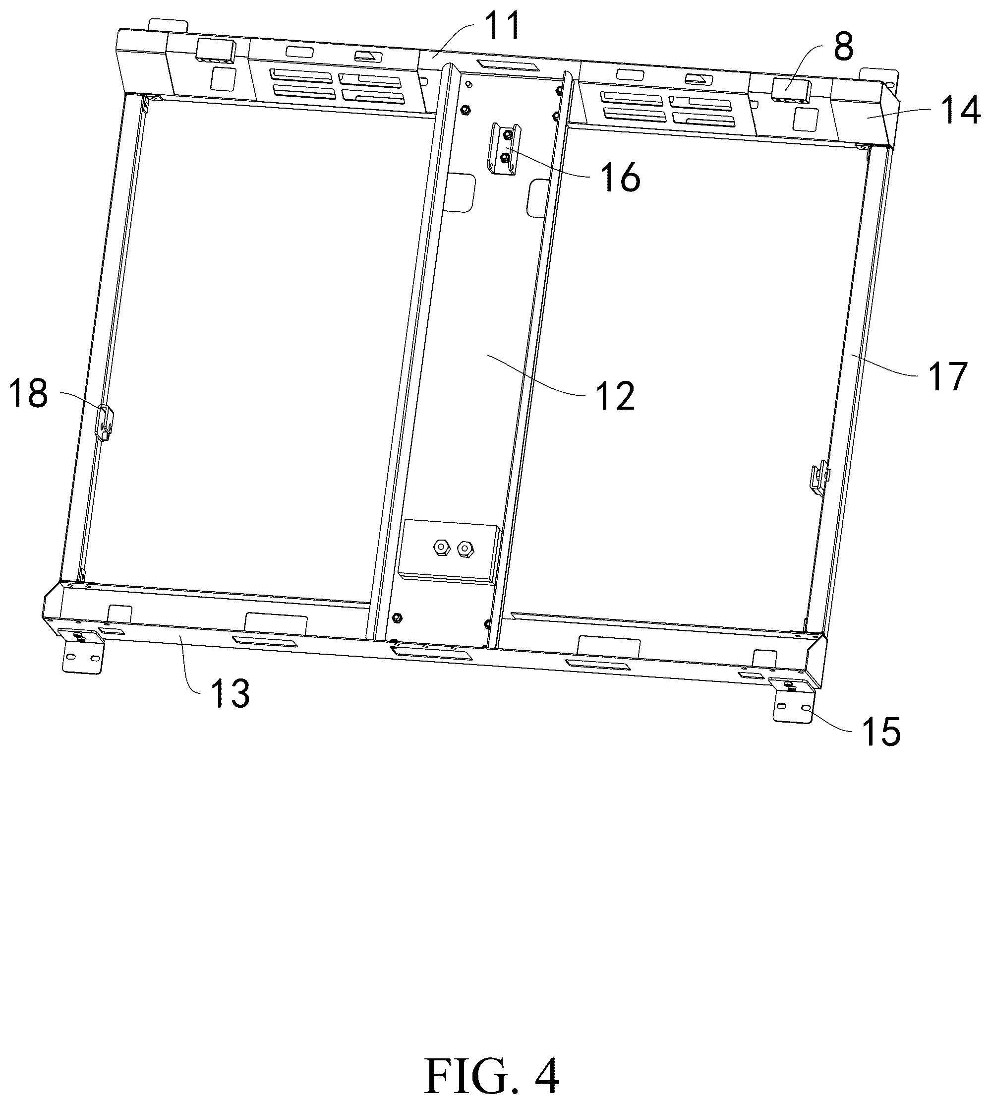 Patent US12556129 Figure 4 – Electric lifting photovoltaic panel power generation device