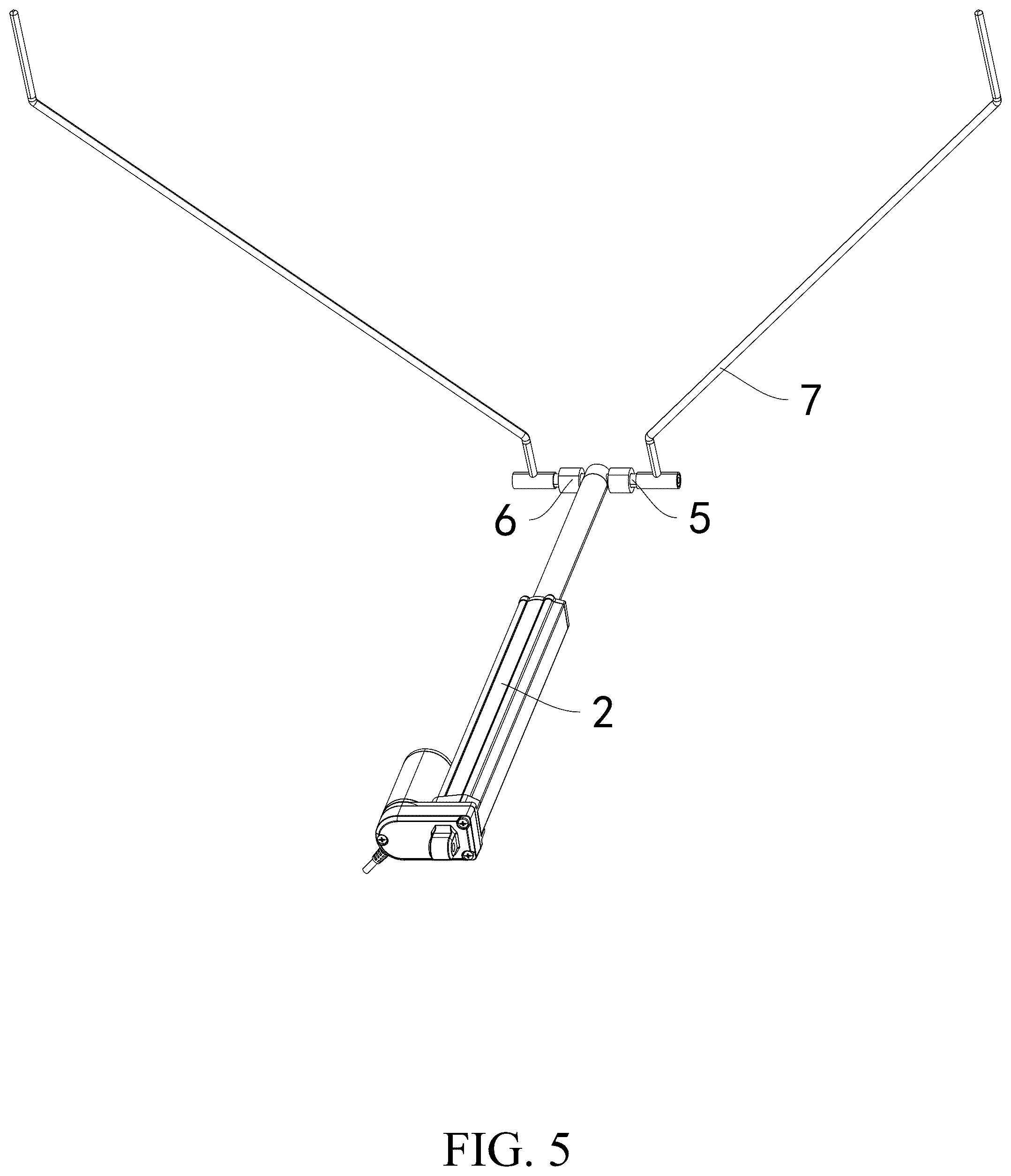 Patent US12556129 Figure 5 – Electric lifting photovoltaic panel power generation device