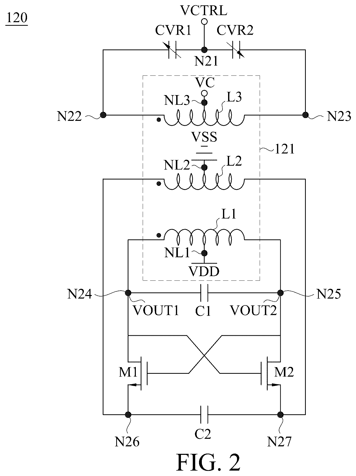 Patent US12556138 Figure 2 – Semiconductor device and operating method thereof