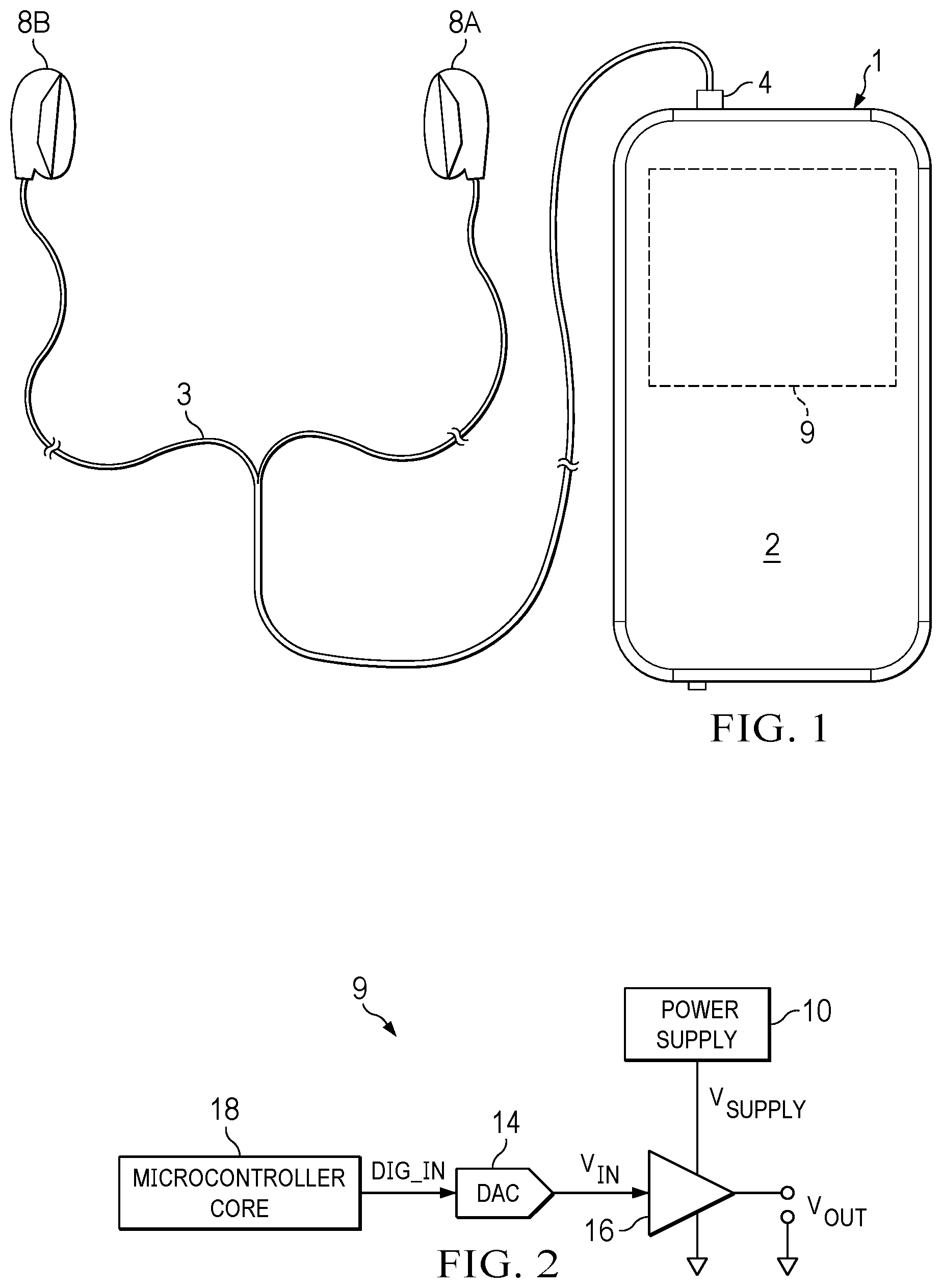 Patent US12556143 Figure 1 – Amplifier circuit for buffering high slew rate signal