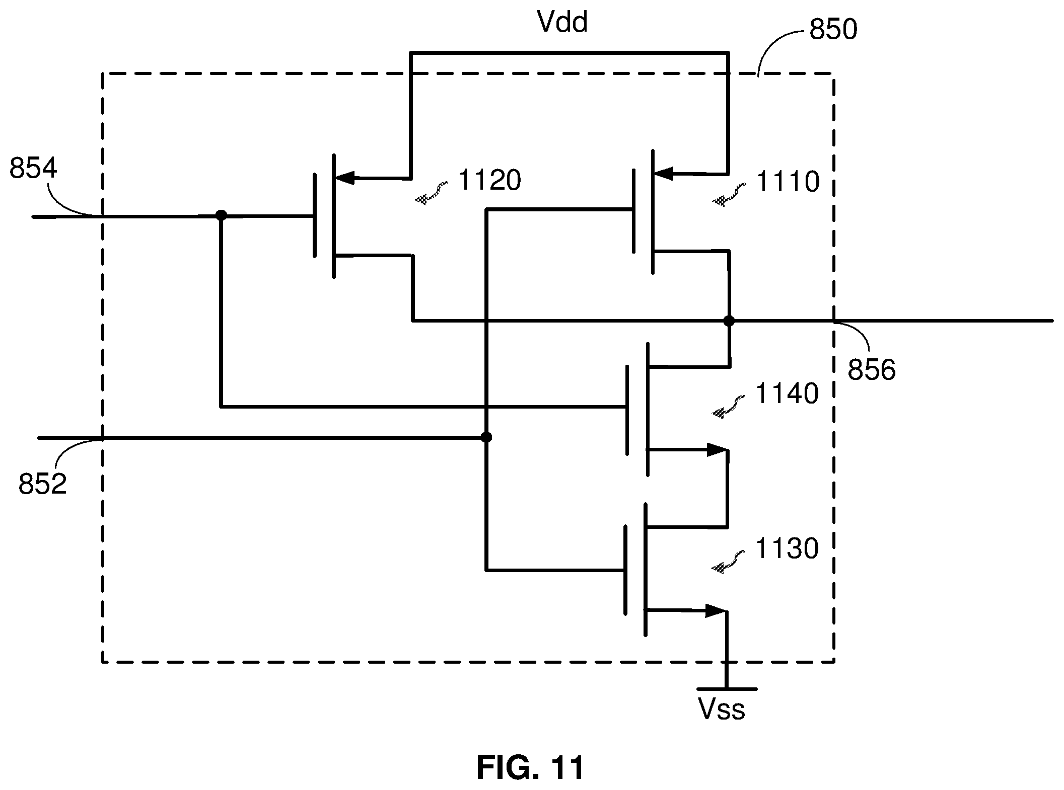 Patent US12556148 Figure 16 – Hybrid low power rail to rail amplifier with leakage control