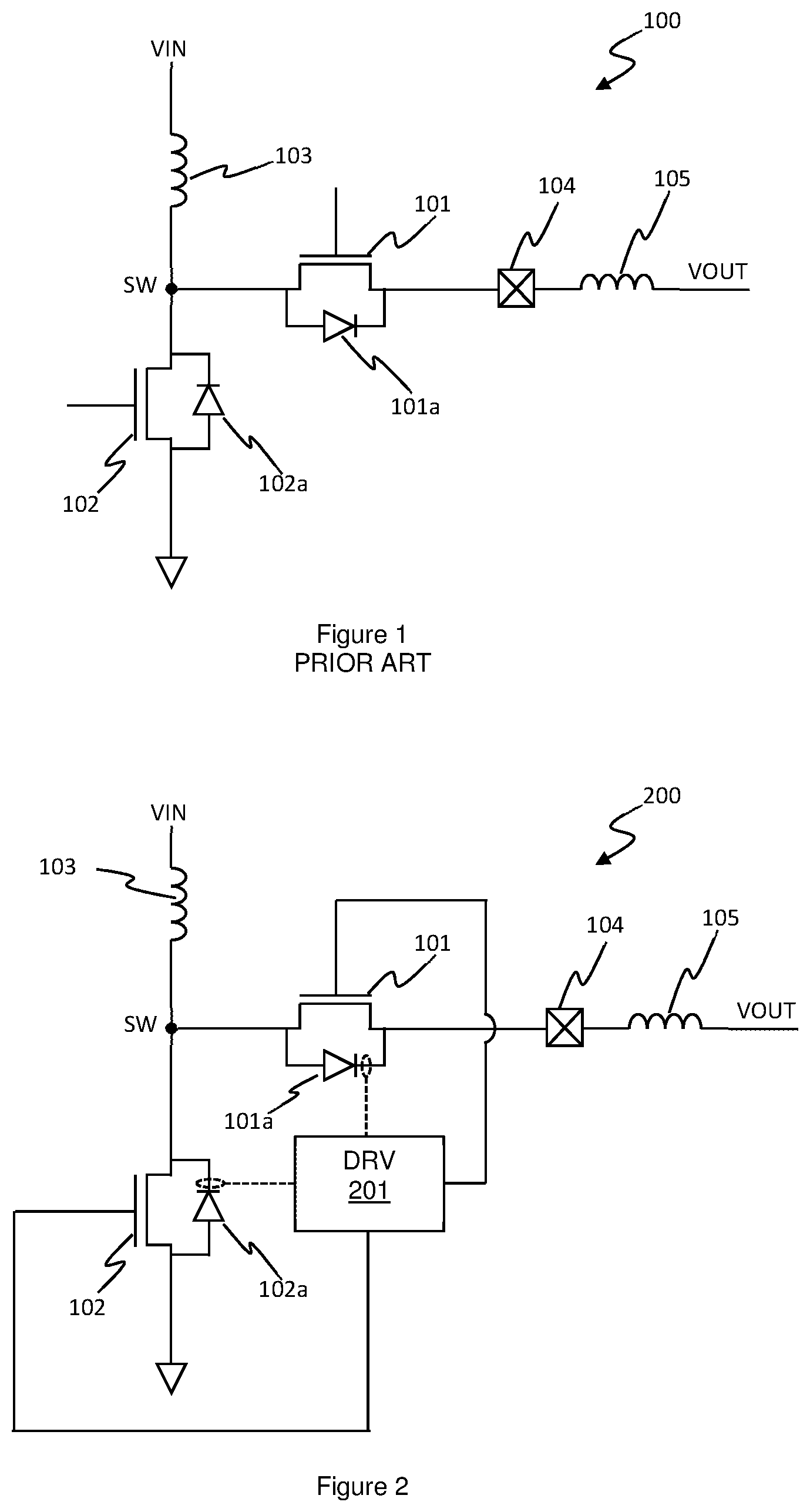 Patent US12556165 Figure 1 – Control of inductor switching