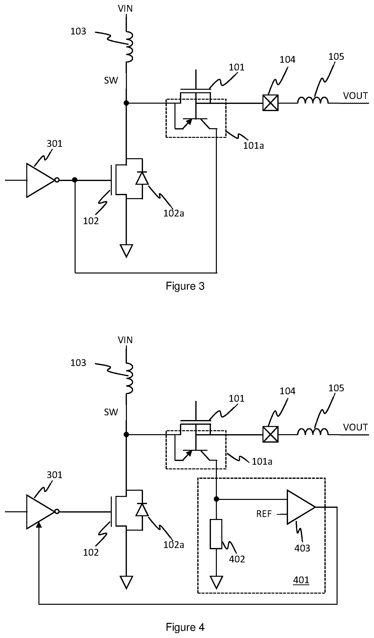 Patent US12556165 Figure 2 – Control of inductor switching