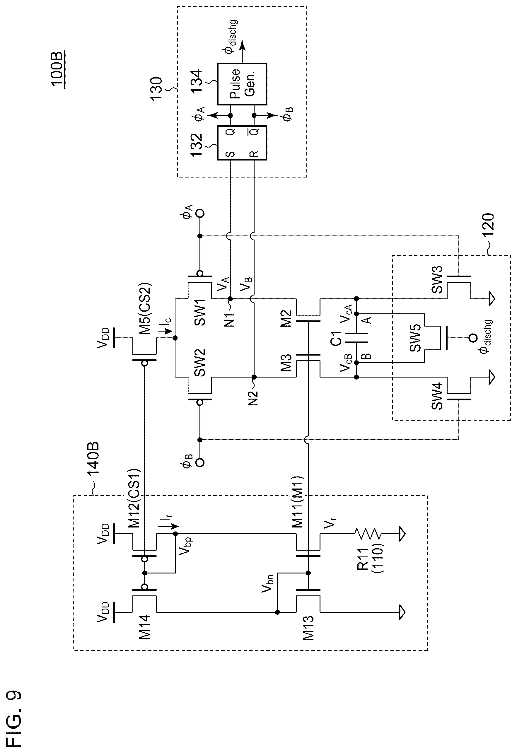 Patent US12556167 Figure 9 – Oscillator circuit