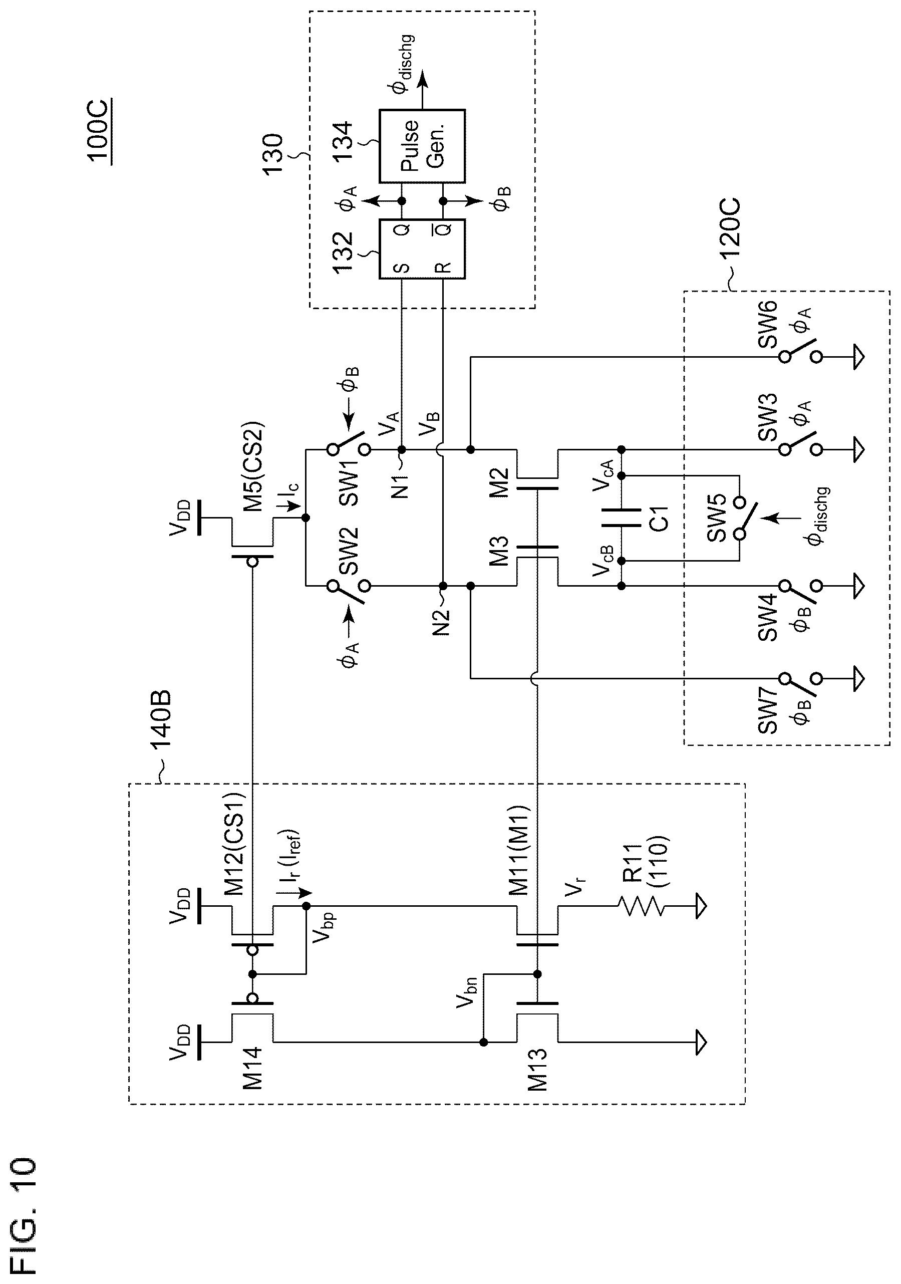Patent US12556167 Figure 10 – Oscillator circuit