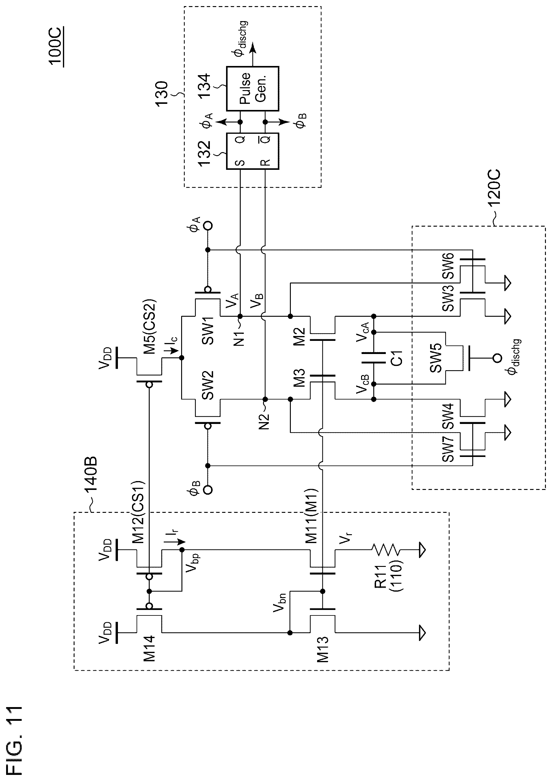 Patent US12556167 Figure 11 – Oscillator circuit