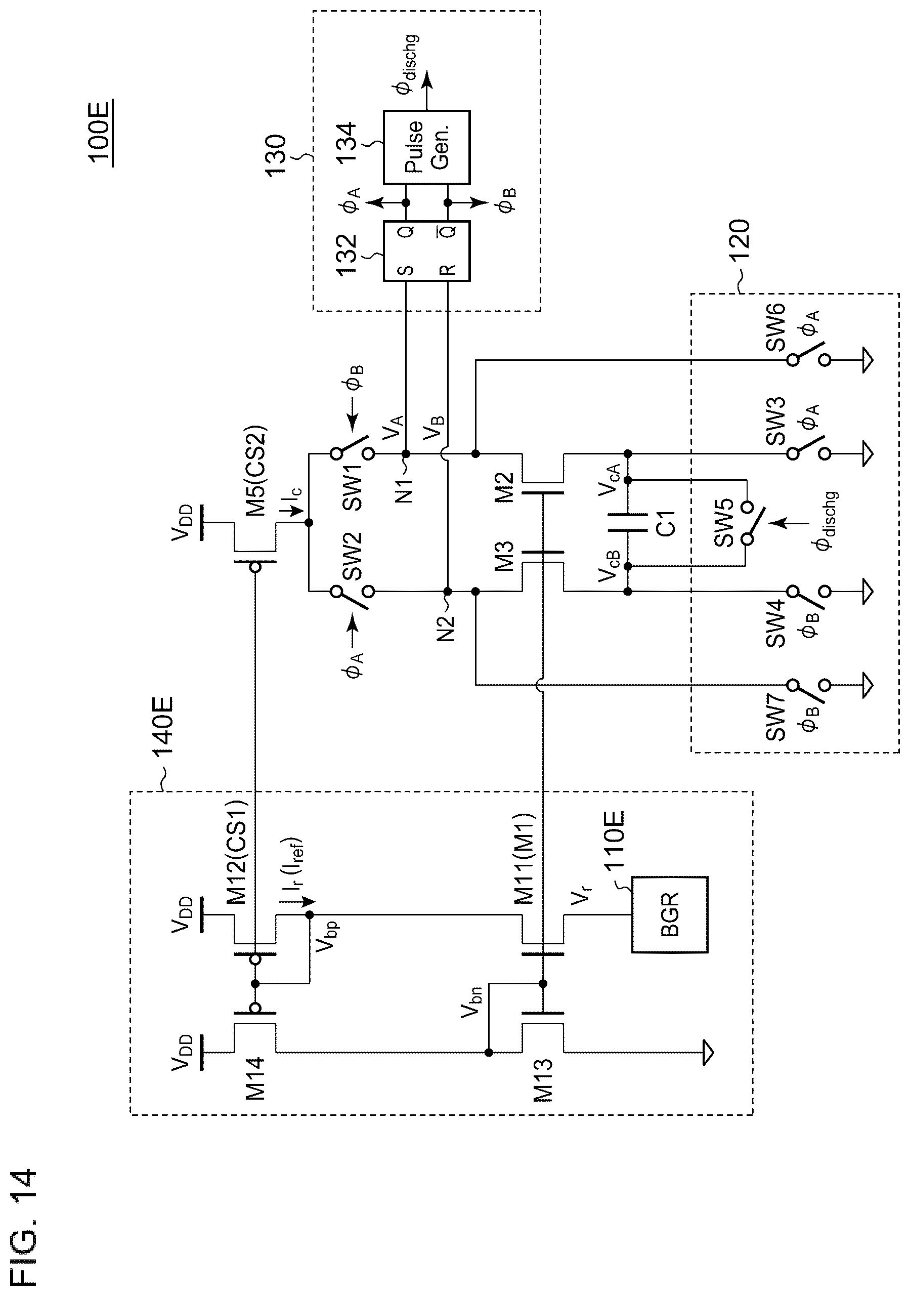 Patent US12556167 Figure 14 – Oscillator circuit