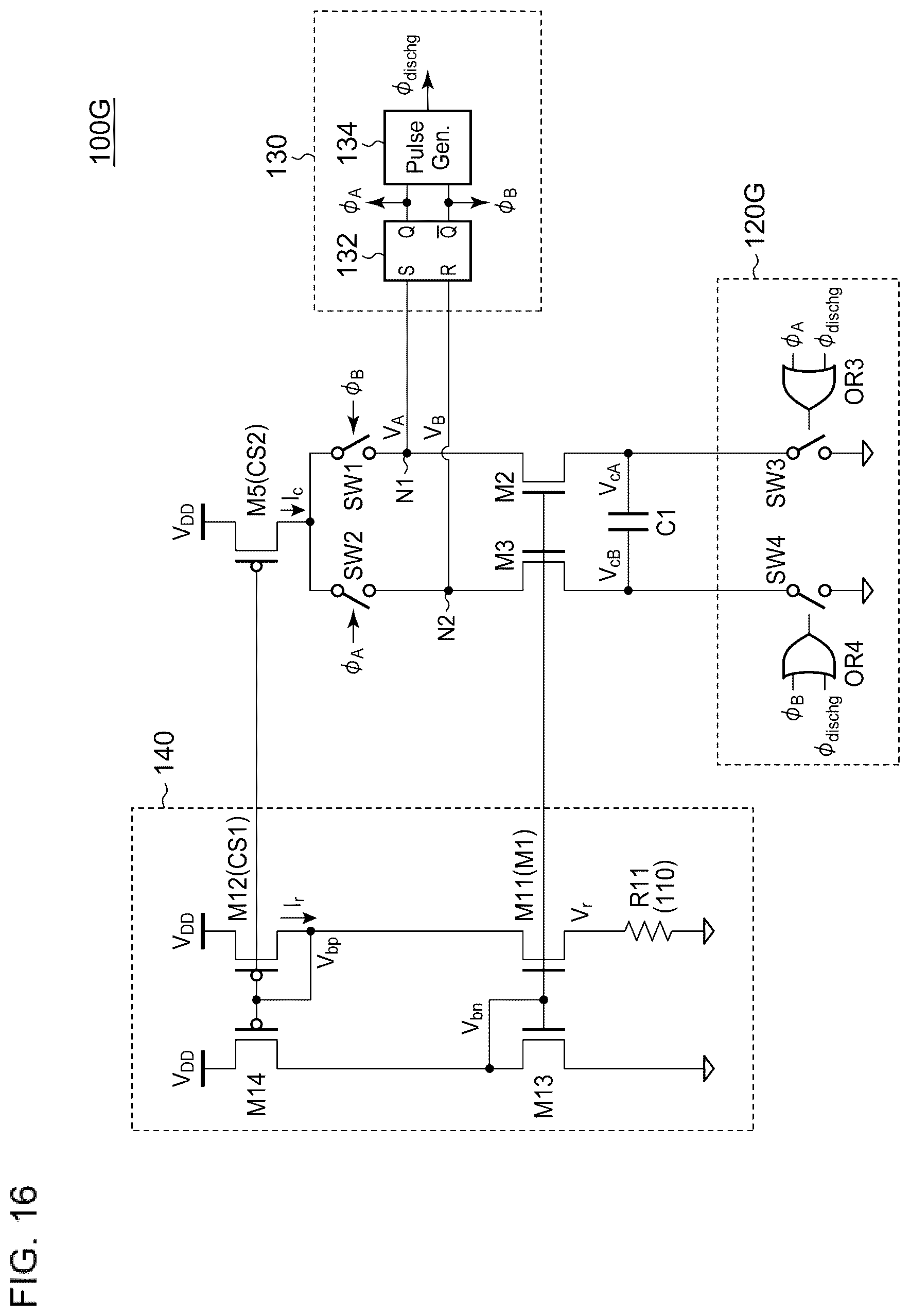 Patent US12556167 Figure 16 – Oscillator circuit