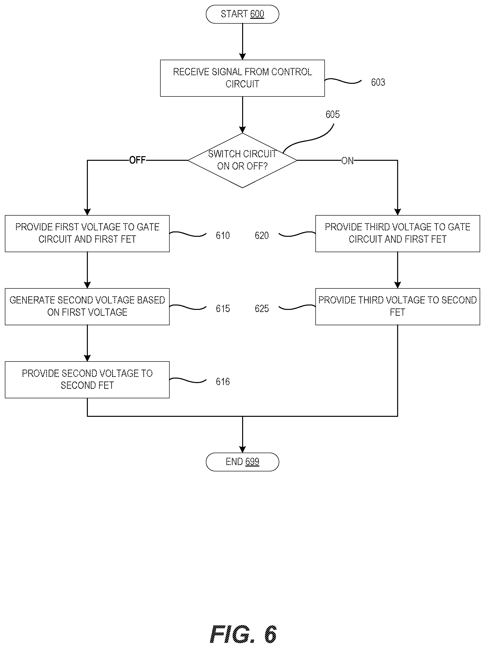 Patent US12556177 Figure 6 – Power switch circuit