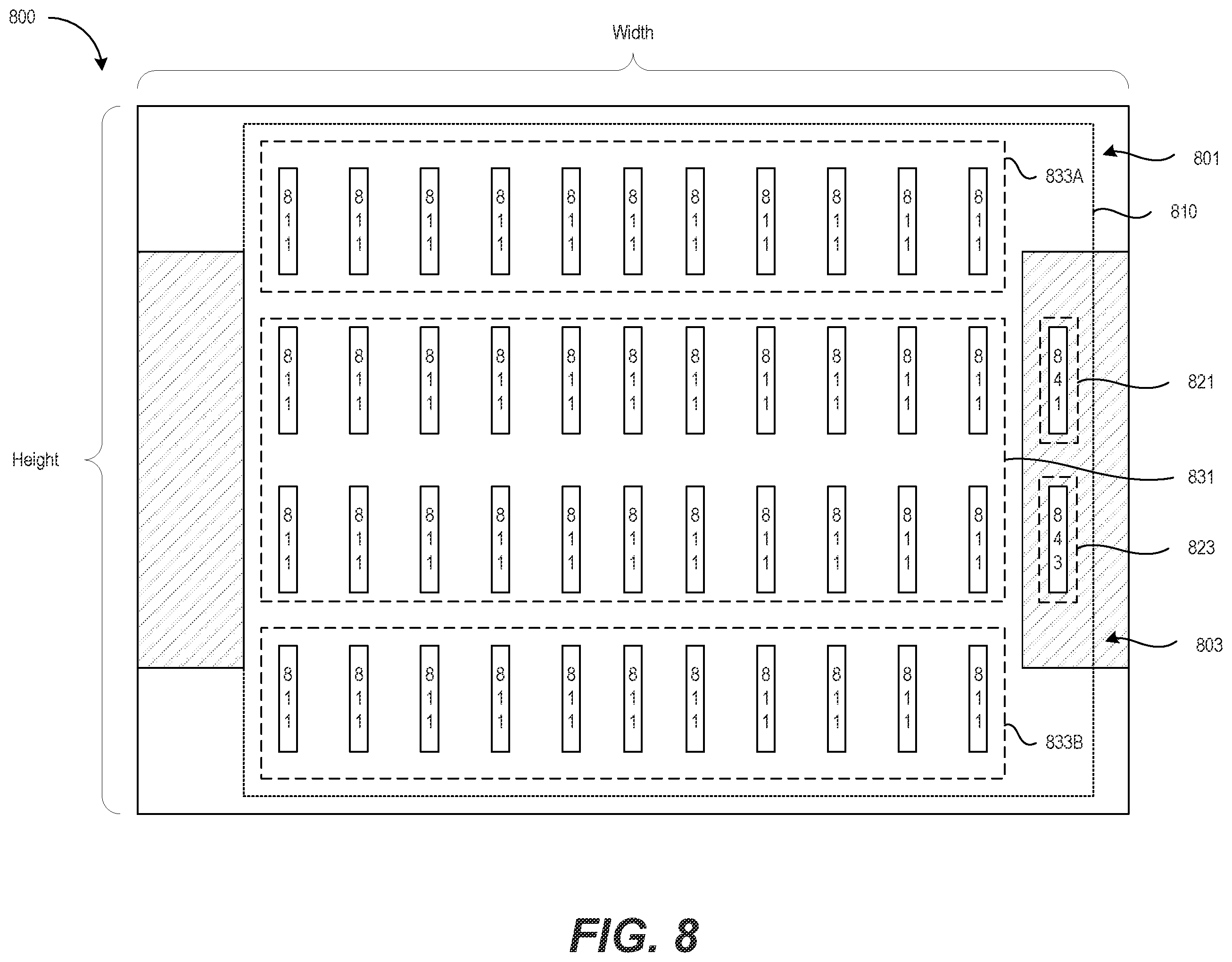 Patent US12556177 Figure 8 – Power switch circuit
