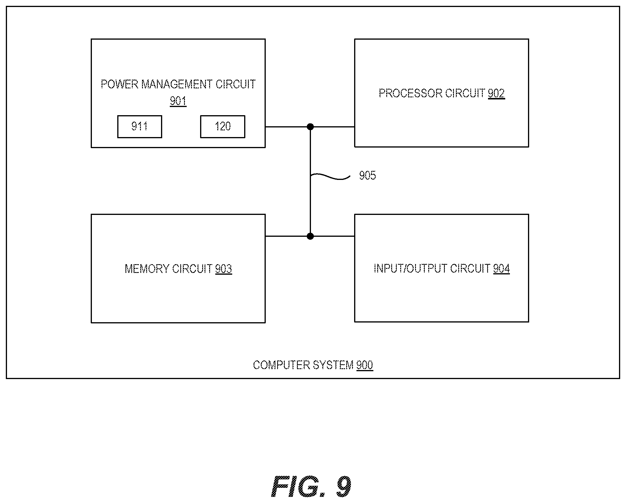 Patent US12556177 Figure 9 – Power switch circuit