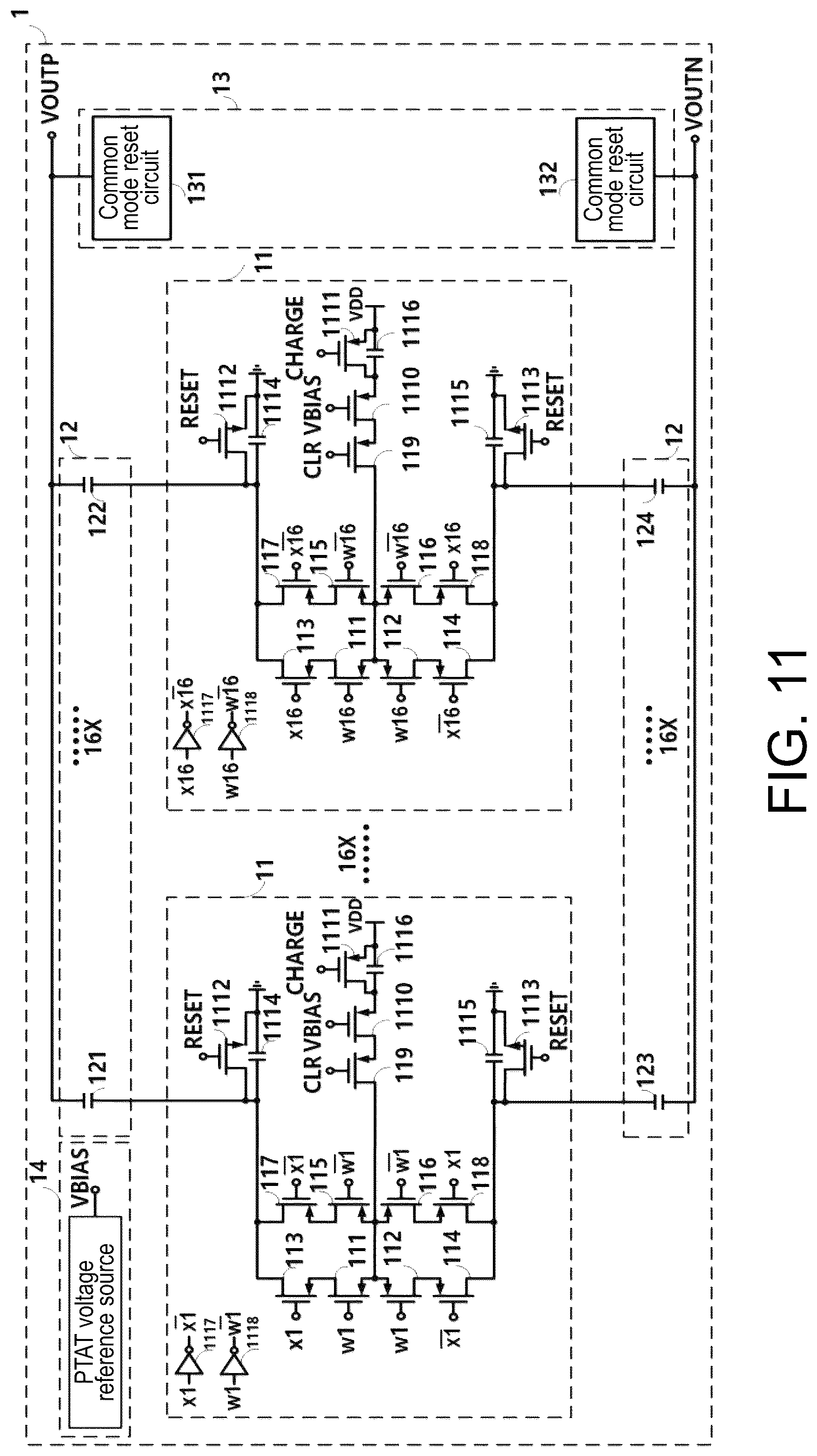 Patent US12556179 Figure 6 – Mixed-signal operational circuit
