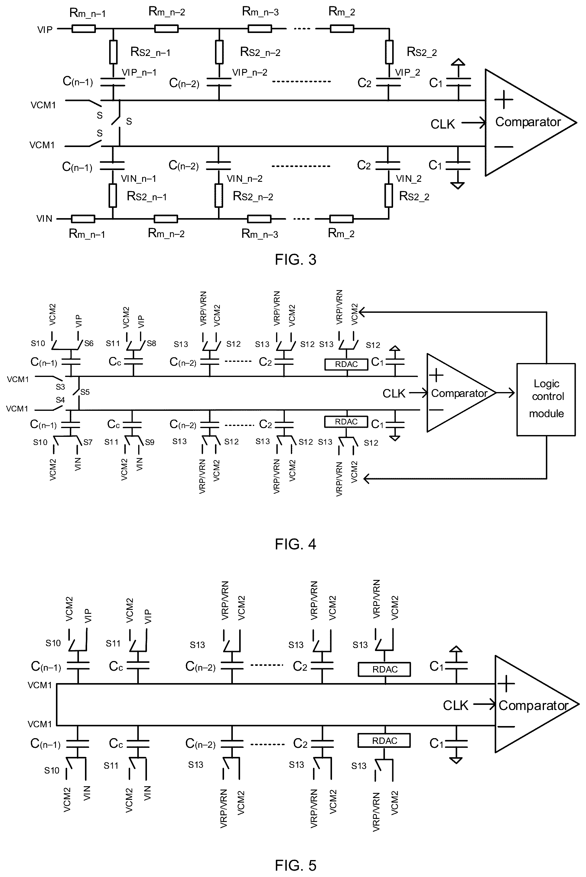 Patent US12556195 Figure 3 – Successive approximation register analog-to-digital converter and comparison method