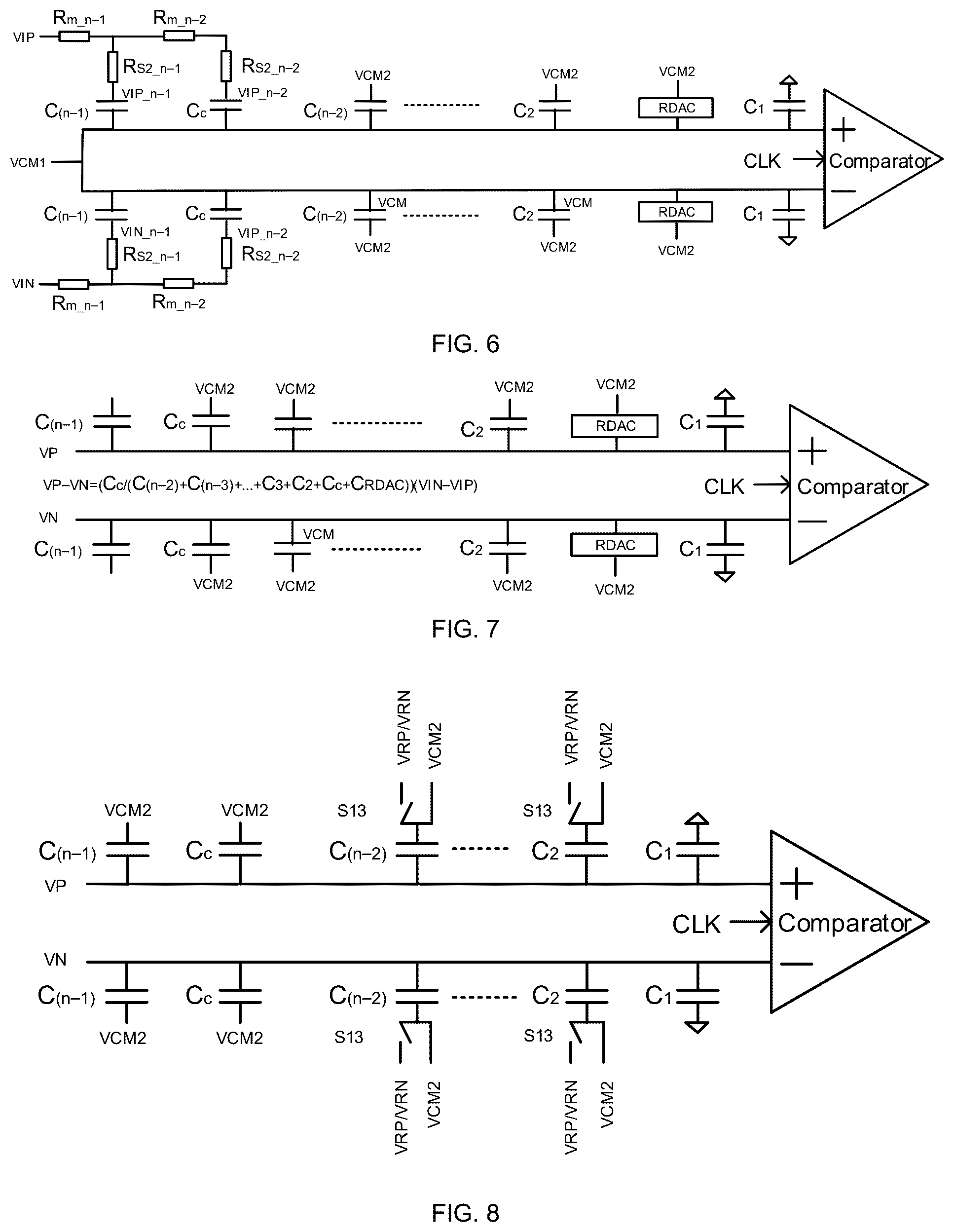 Patent US12556195 Figure 4 – Successive approximation register analog-to-digital converter and comparison method