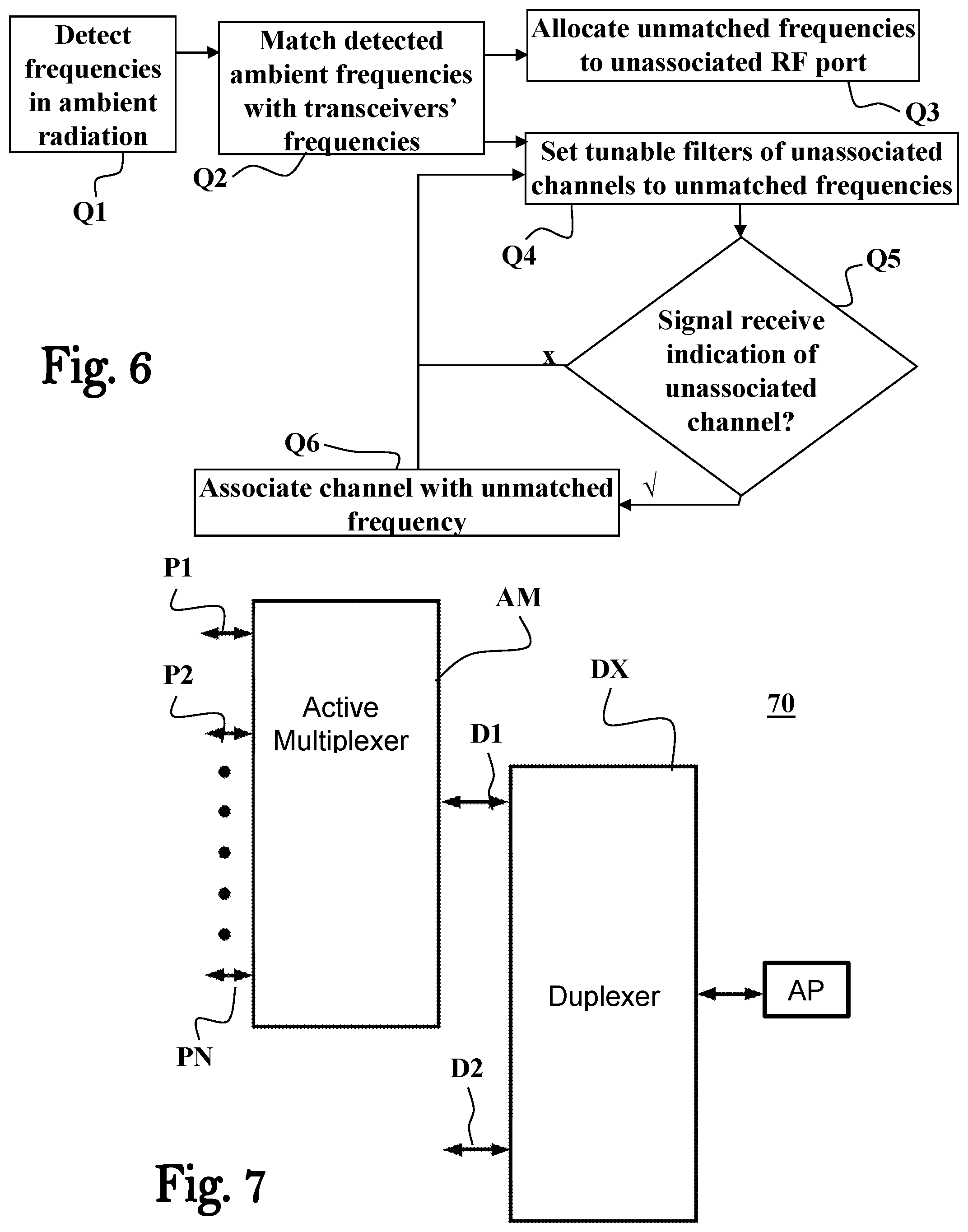 Patent US12556204 Figure 7 – Active multiplexer