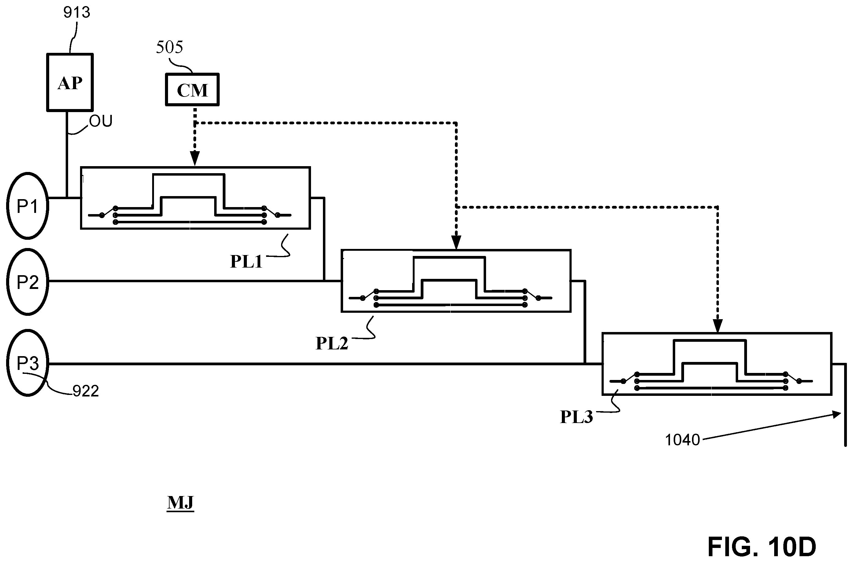 Patent US12556204 Figure 13 – Active multiplexer