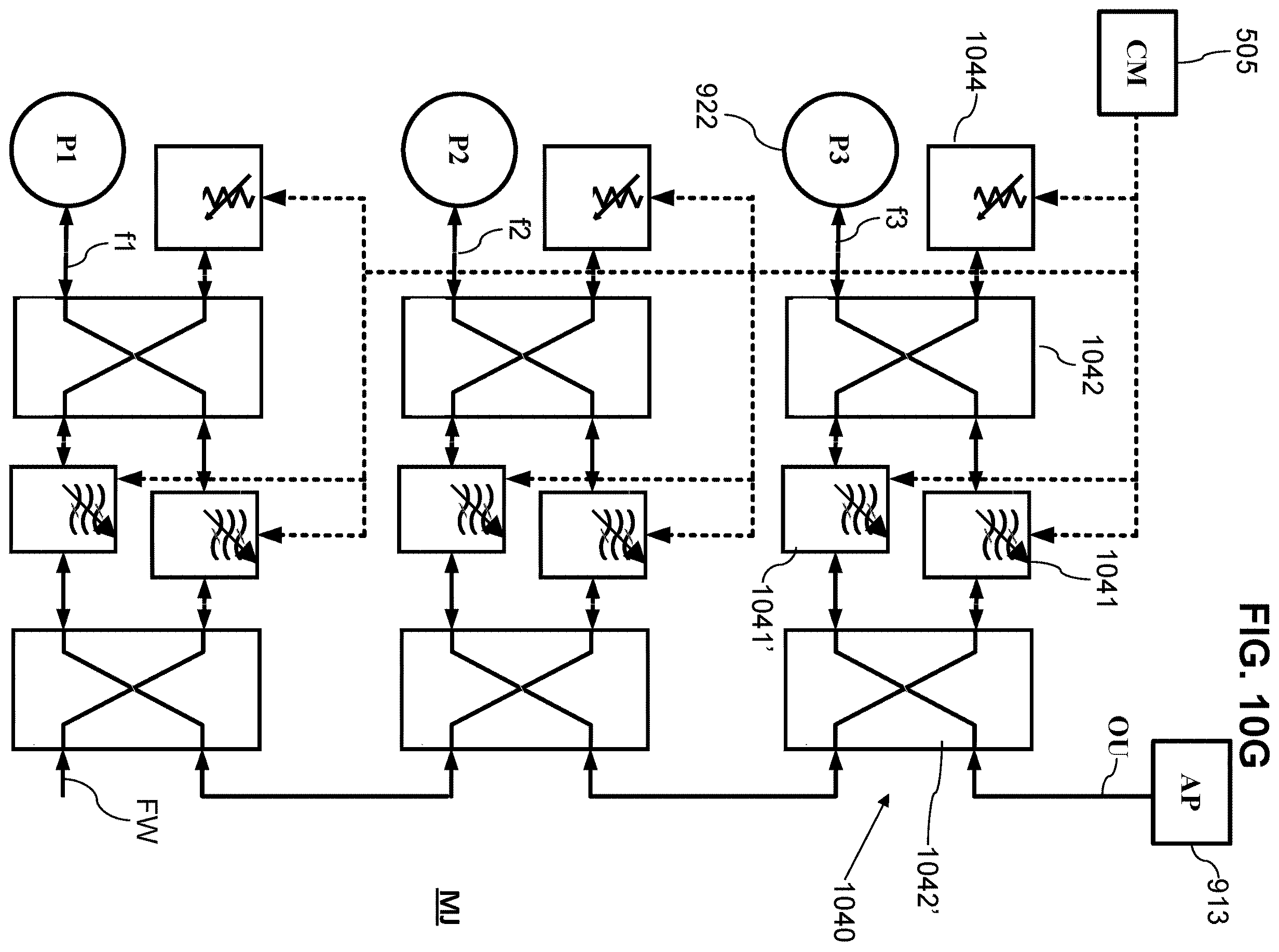Patent US12556204 Figure 16 – Active multiplexer