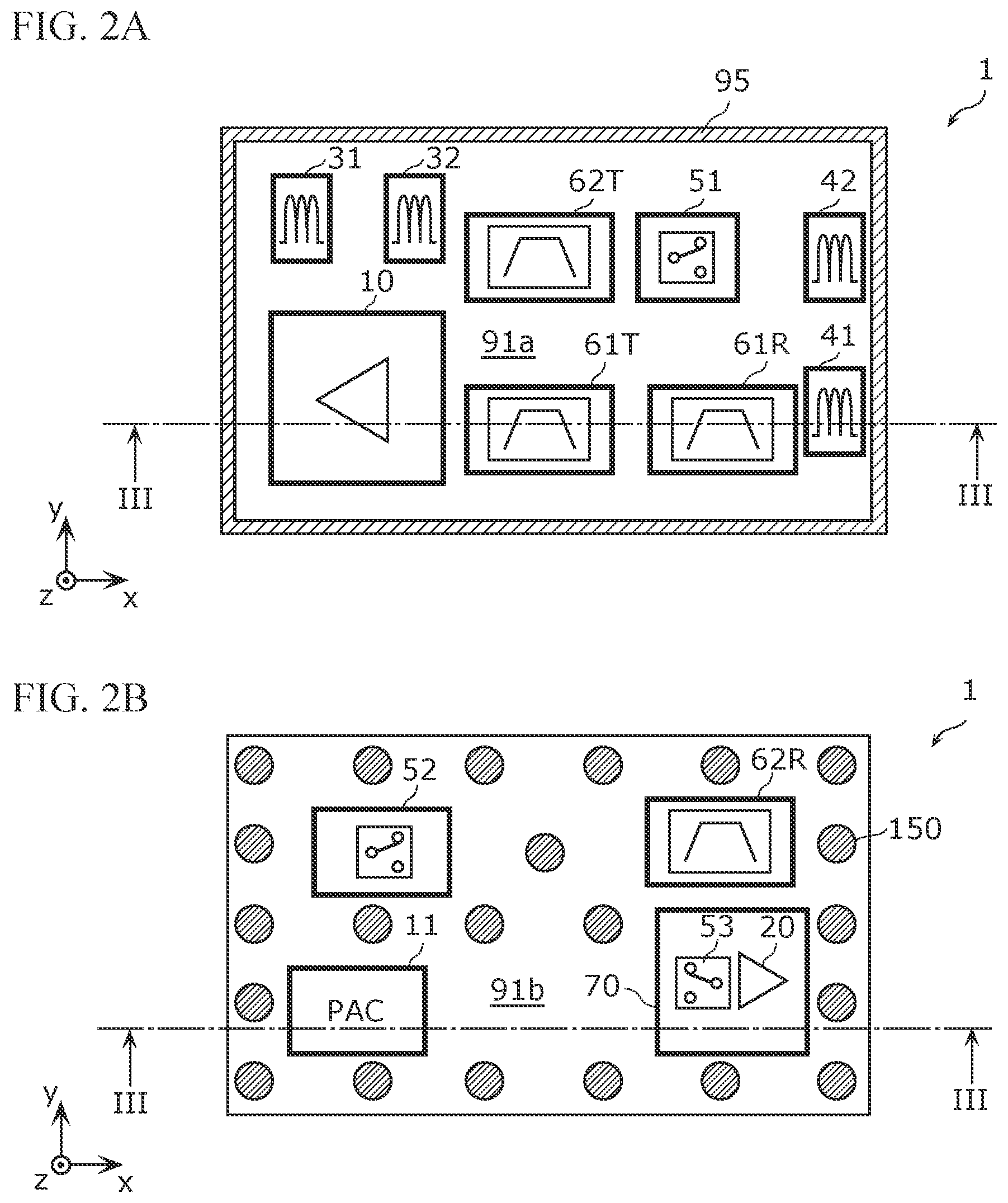 Patent US12556213 Figure 2 – Radio frequency module and communication device