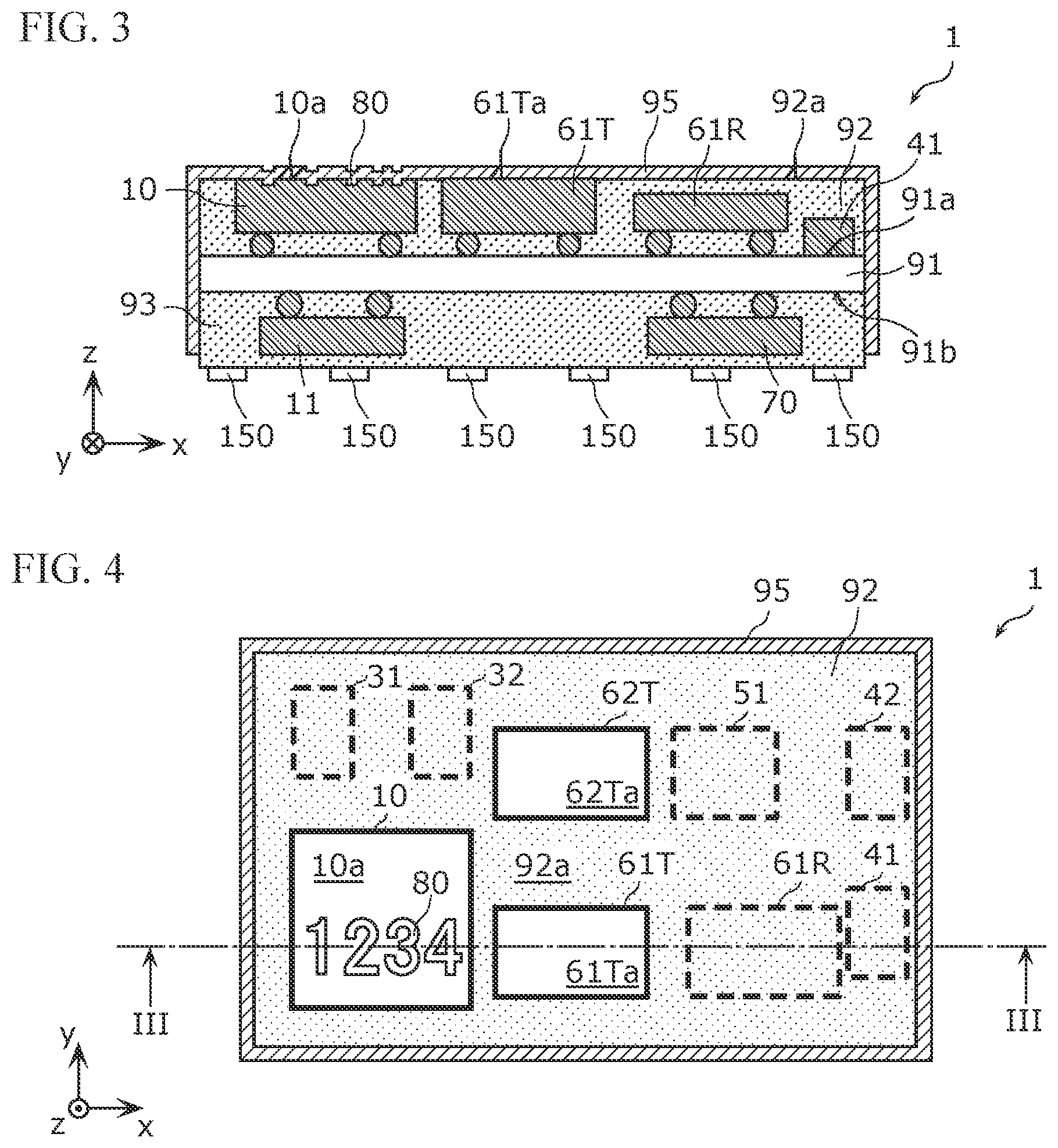 Patent US12556213 Figure 3 – Radio frequency module and communication device
