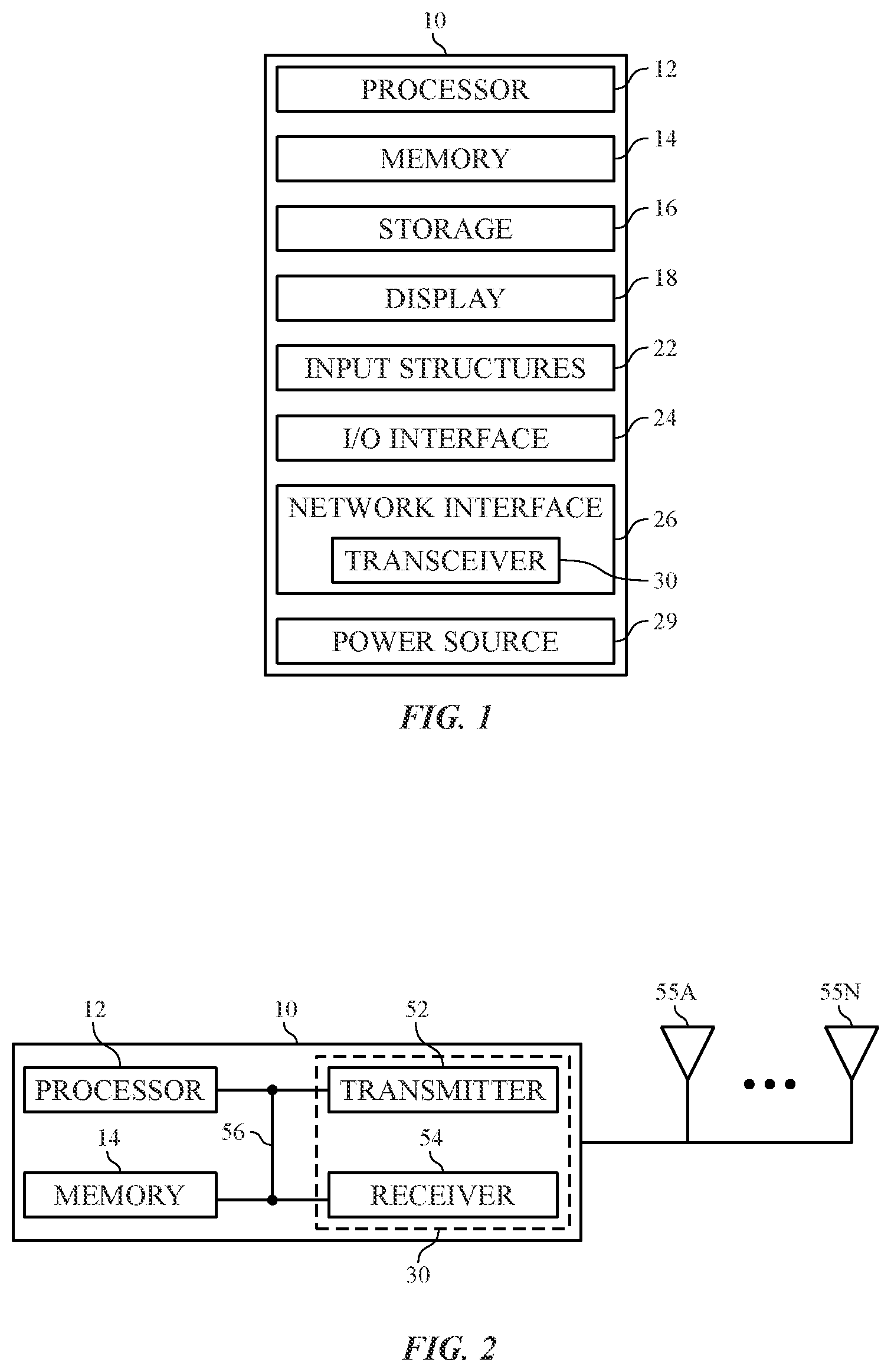 Patent US12556218 Figure 1 – Systems and methods for reducing interference between transmitted and received signals