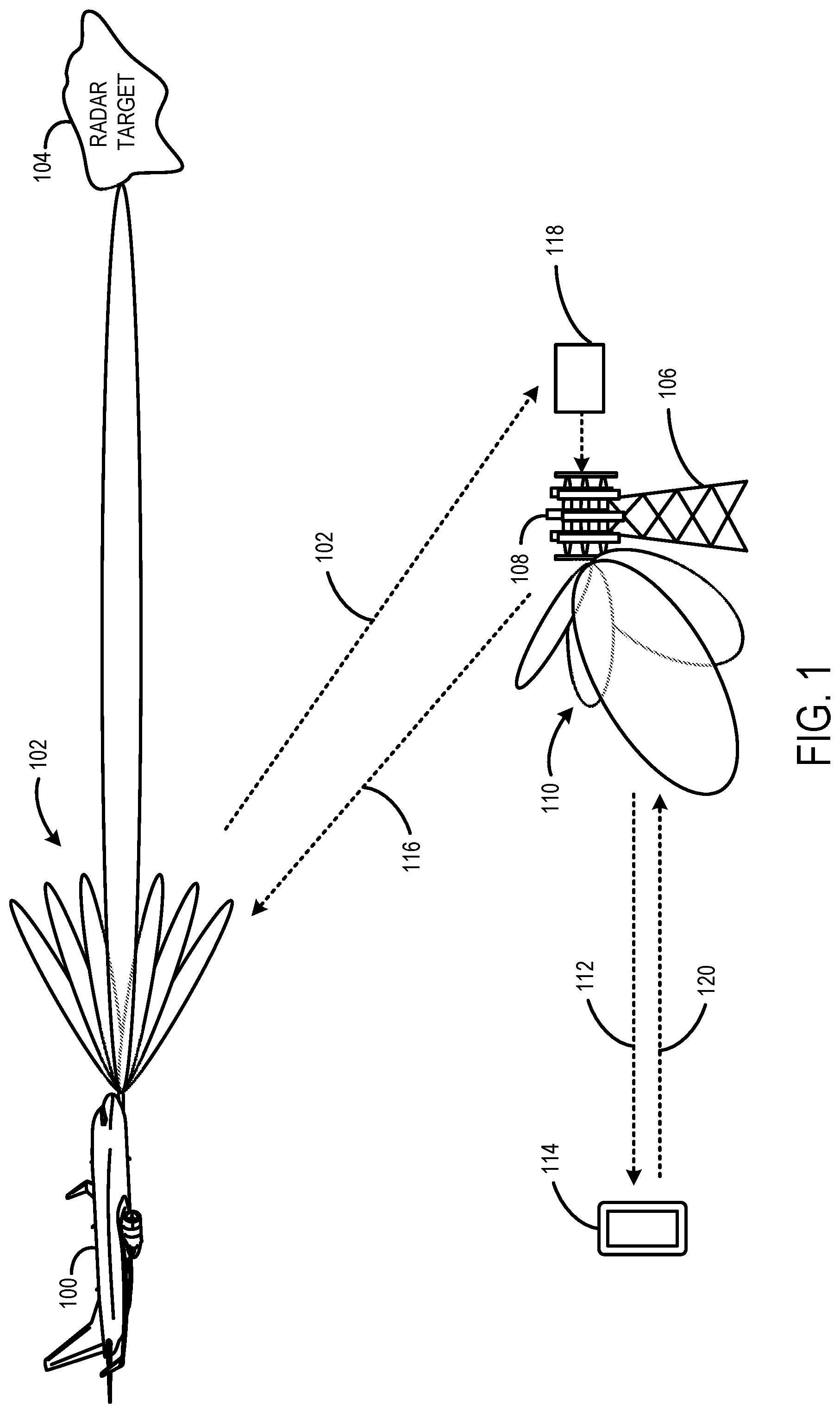 Patent US12556238 — Adaptive signal forming for radio frequency spectrum sharing with interference suppression — Figure 1