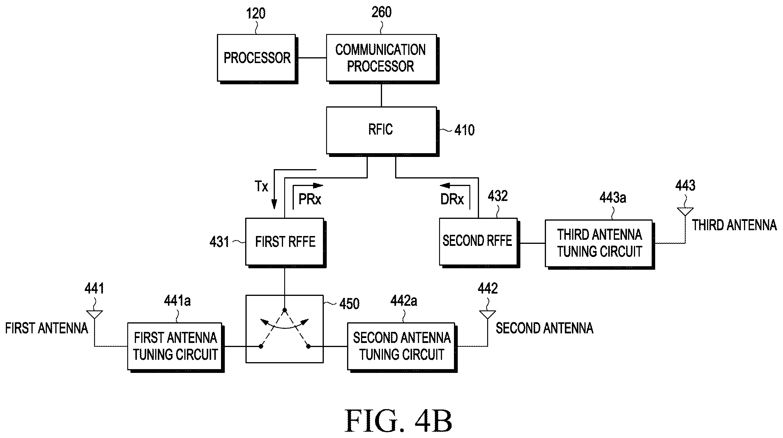 Patent US12556247 Figure 7 – Electronic device and method for setting, by electronic device, path of transmission signal