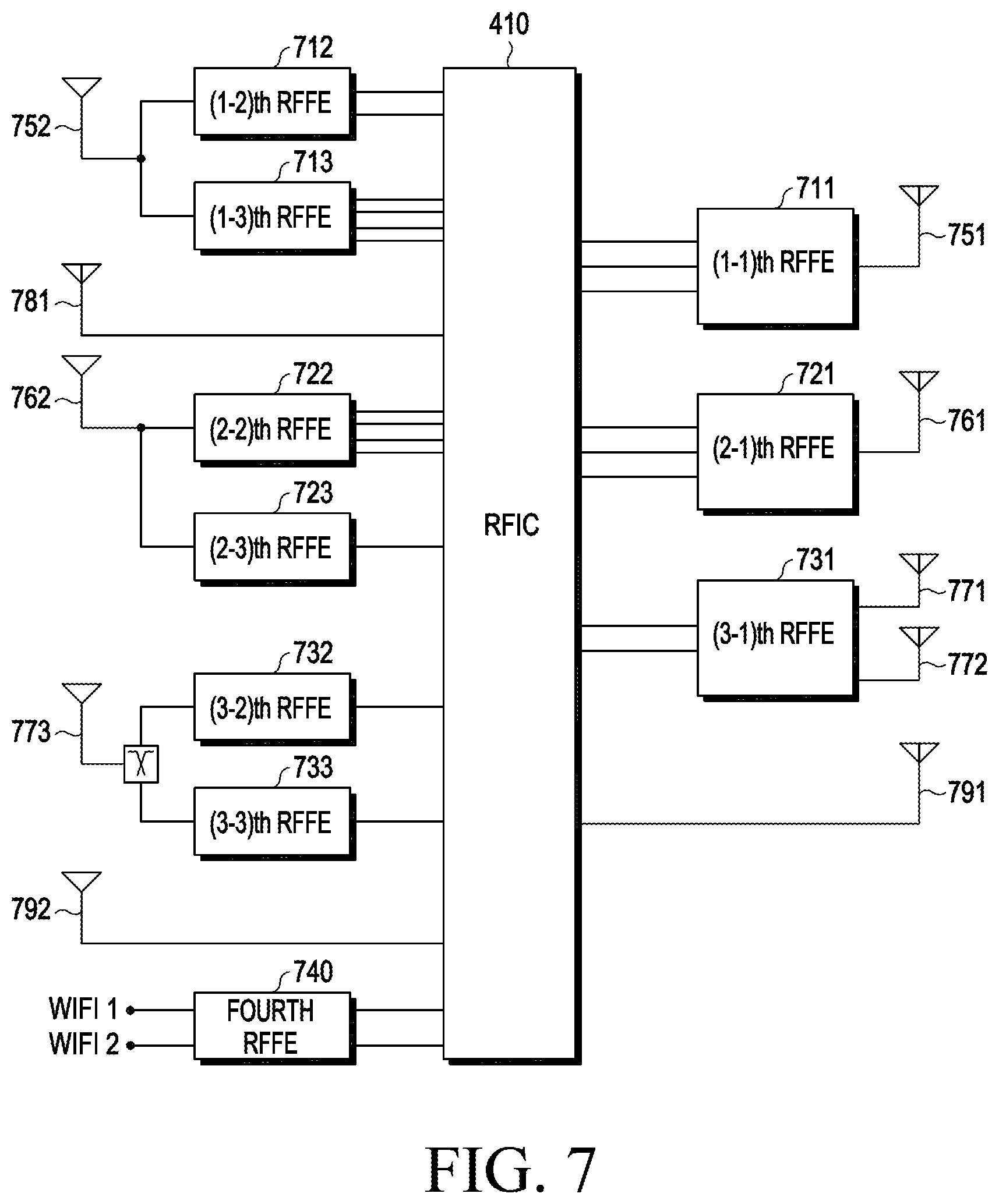 Patent US12556247 Figure 14 – Electronic device and method for setting, by electronic device, path of transmission signal
