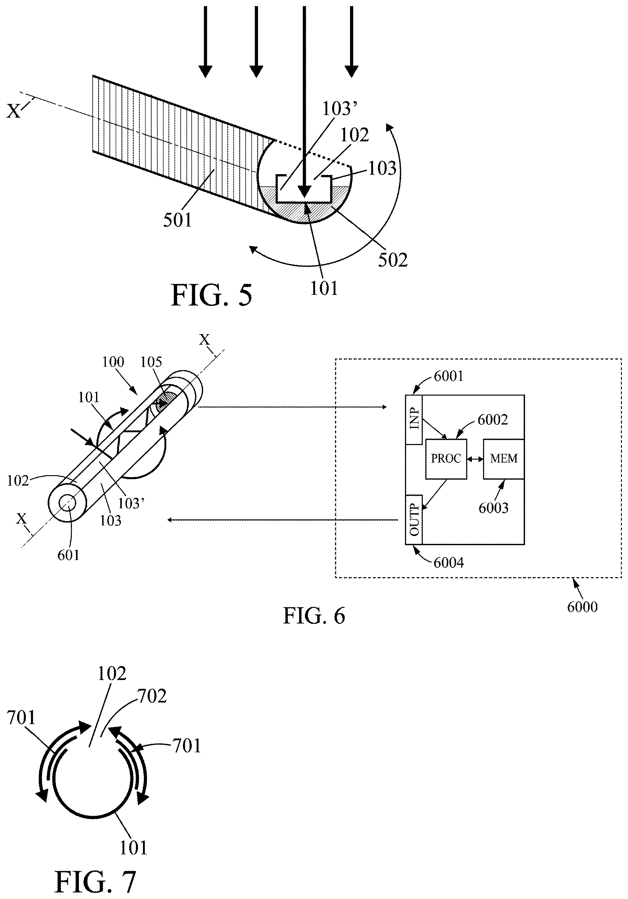 Patent US12556274 Figure 3 – Receiver device for communication by modulated light transmission