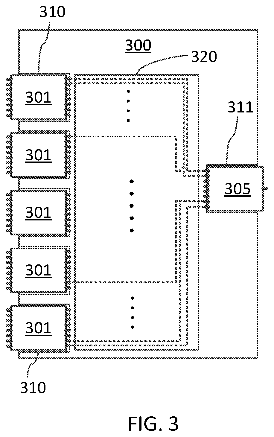 Patent US12556281 Figure 3 – Pluggable optical transceiver module