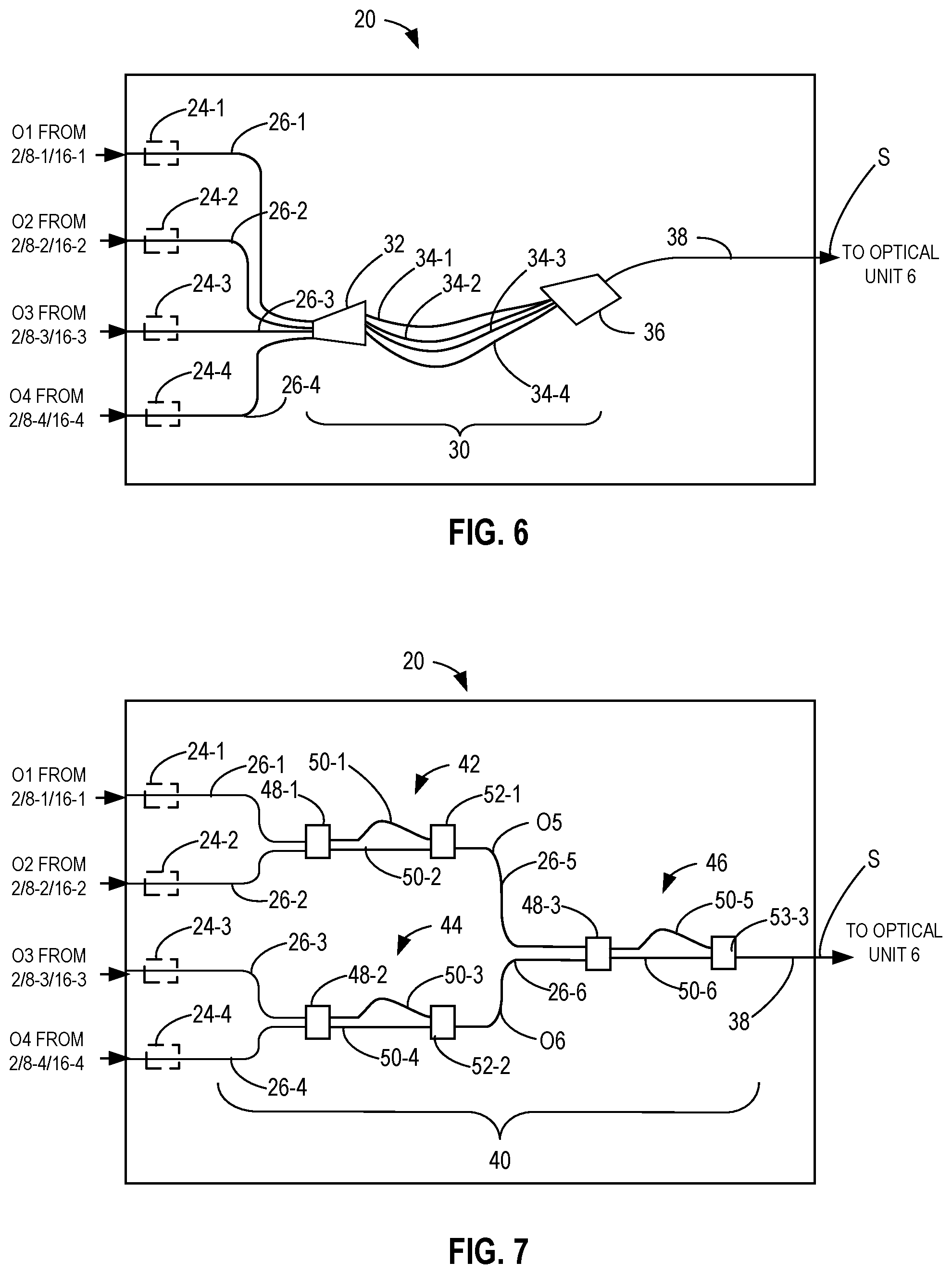 Patent US12556282 Figure 6 – Optical design with integrated photonics