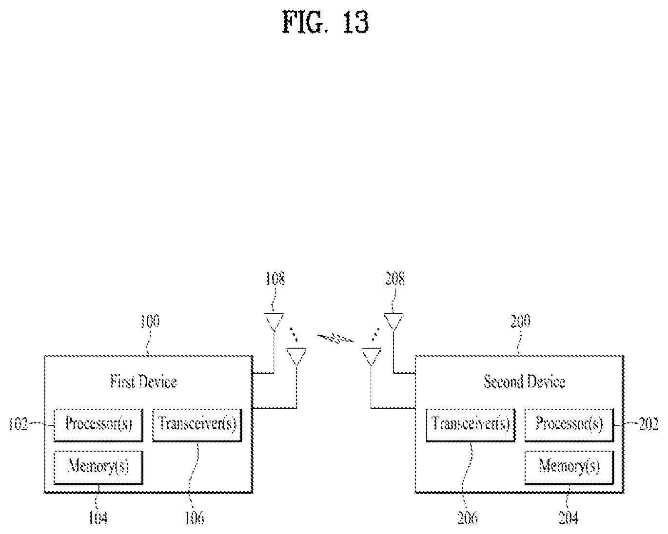 Patent US12556331 Figure 13 – Method for transmitting SRS for plurality of uplink bands in wireless communication system, and apparatus therefor