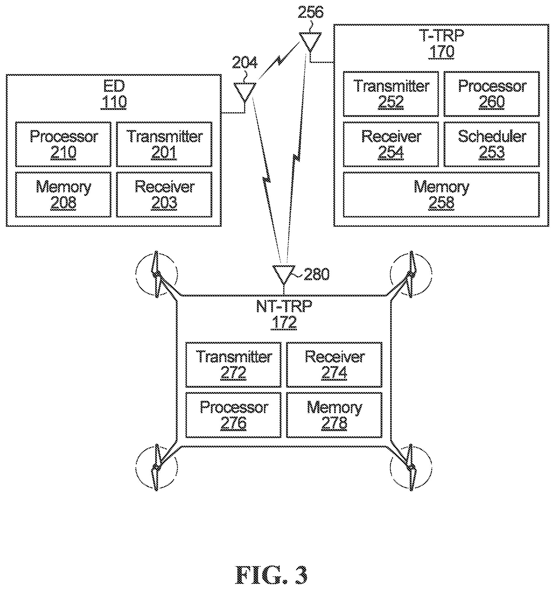Patent US12556349 Figure 3 – Apparatuses and methods for flexible spectrum