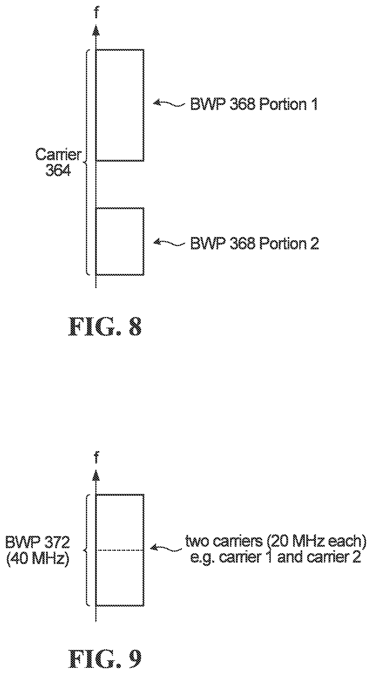 Patent US12556349 Figure 8 – Apparatuses and methods for flexible spectrum