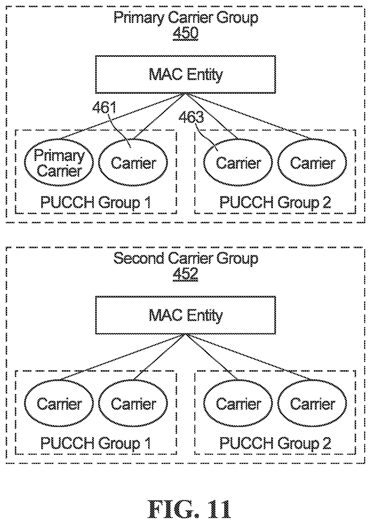 Patent US12556349 Figure 10 – Apparatuses and methods for flexible spectrum