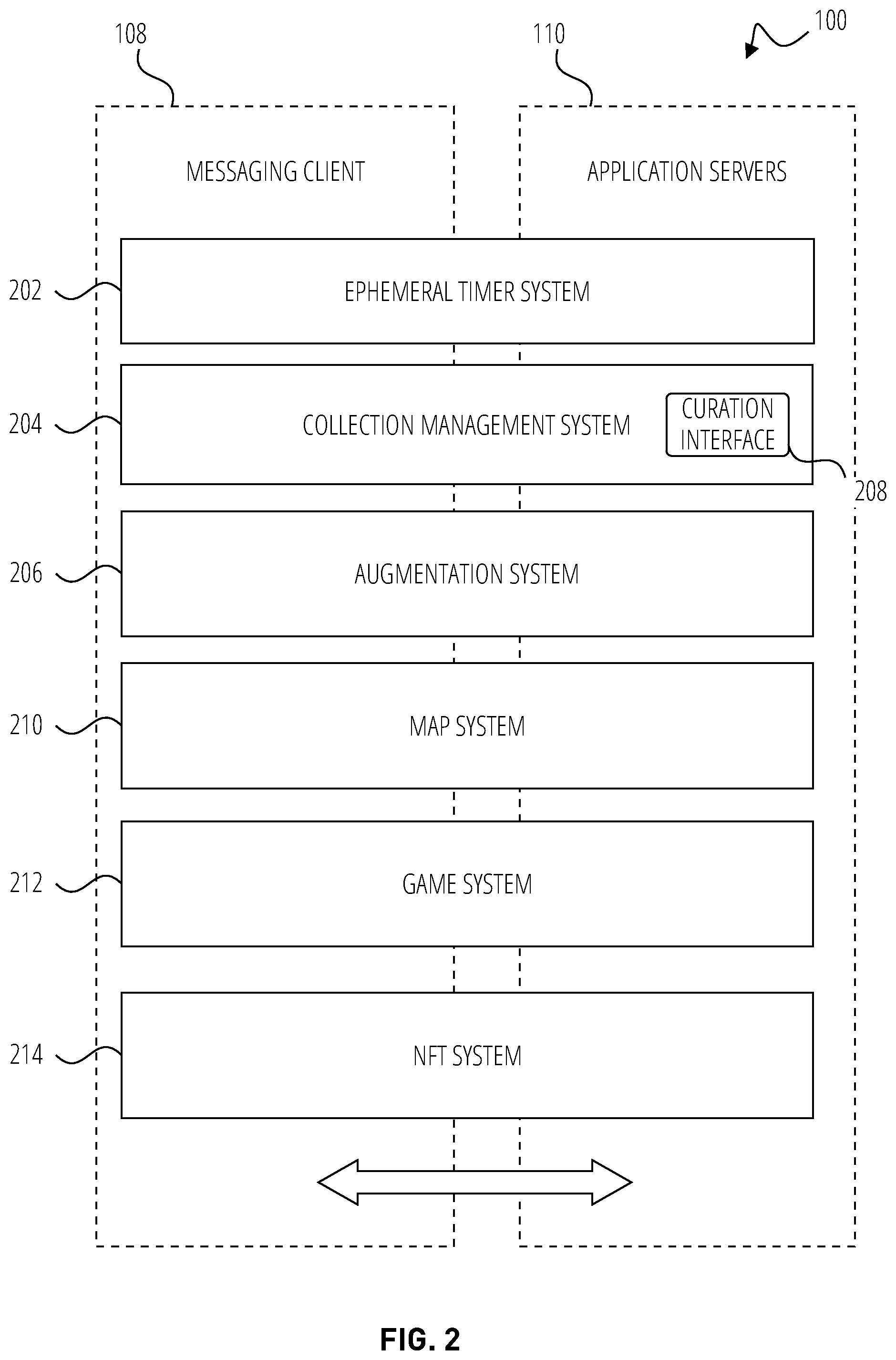 Patent US12556399 Figure 2 – Augmented reality experience control through non-fungible token